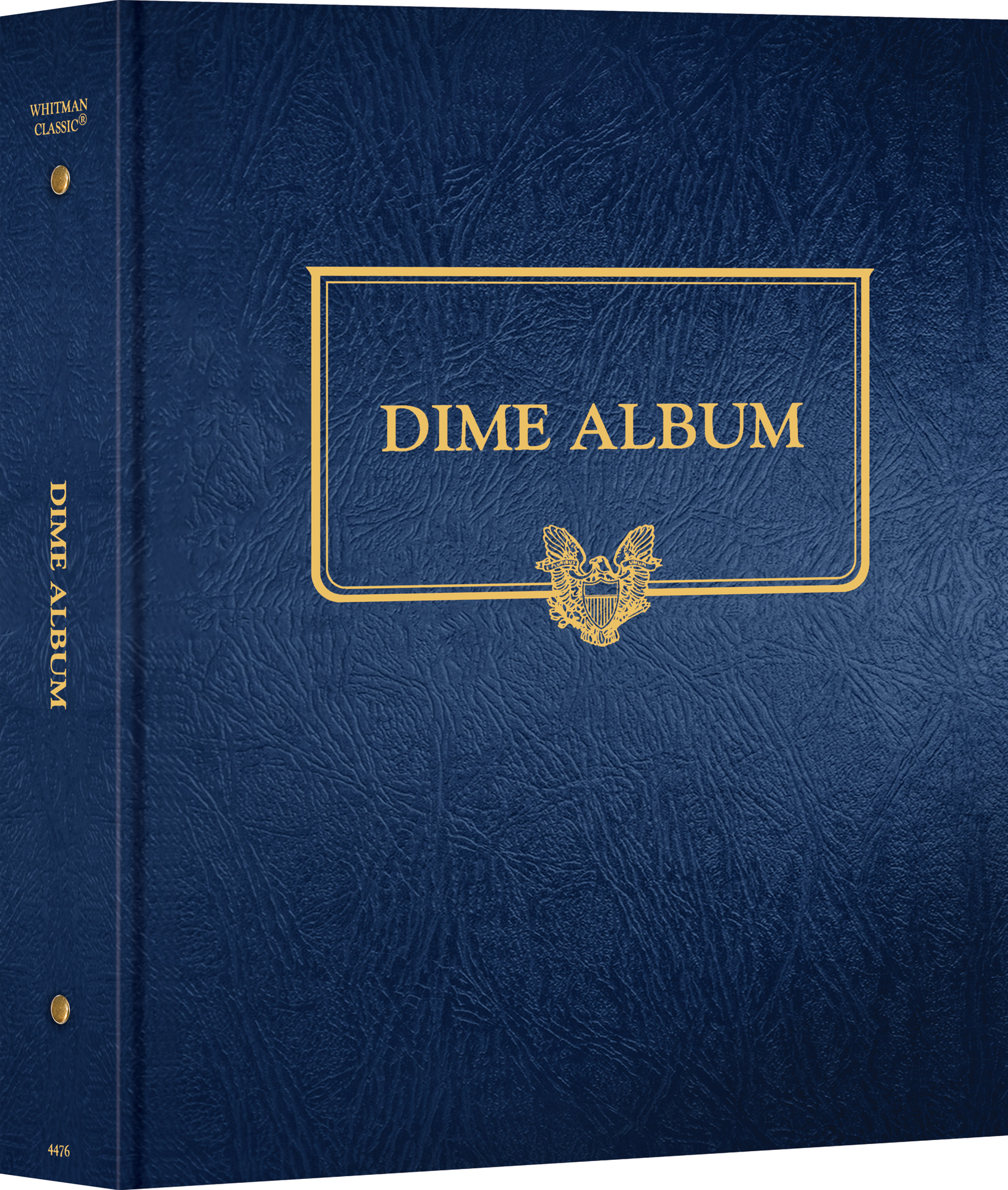Whitman Classic® Coin Album – U.S. Dimes: Plain, No Dates (Includes Blank Pages) – Coin Album (Blue)