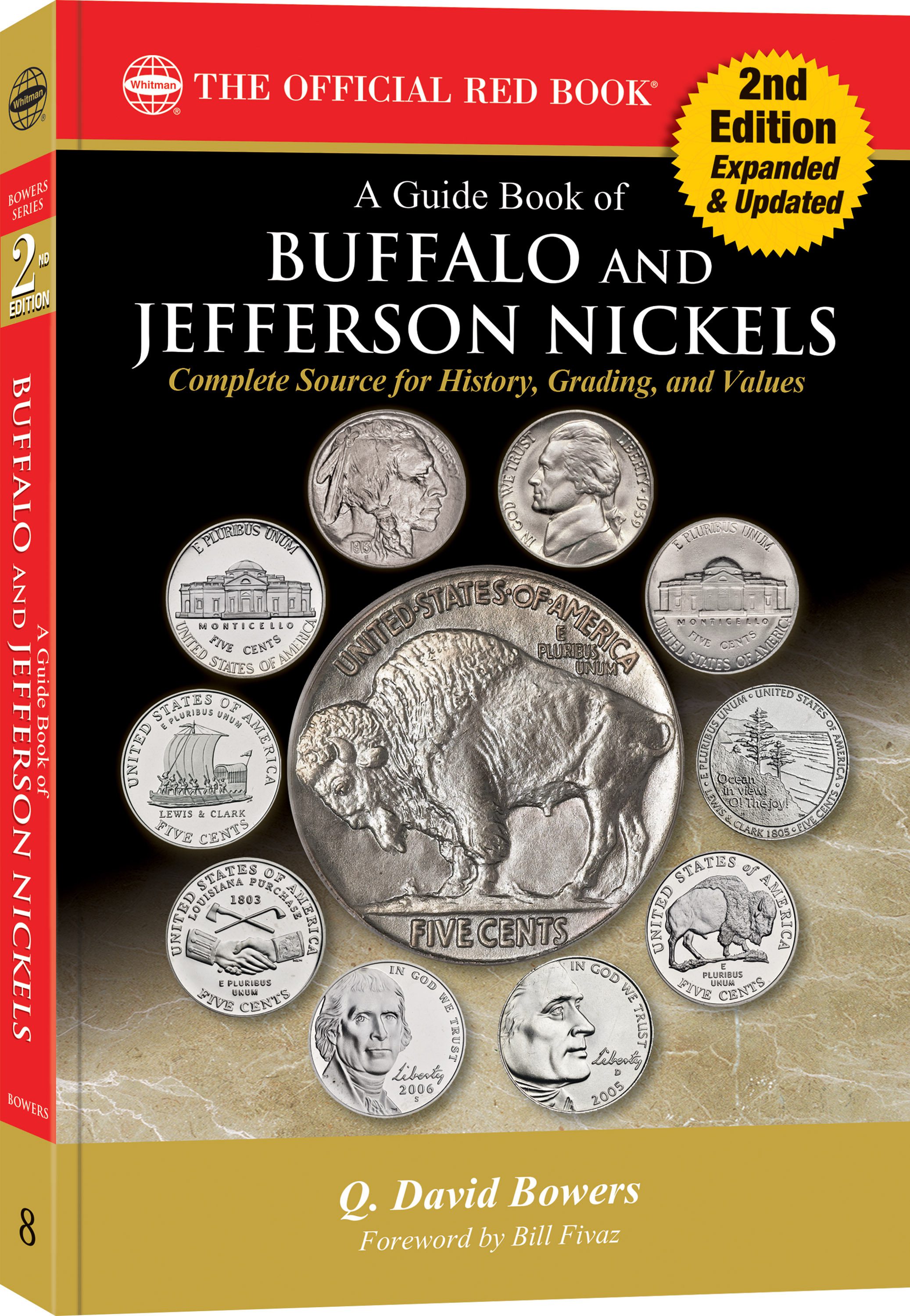 Red Book Series #8: A Guide Book of Buffalo & Jefferson Nickels – History, Values, Collecting – Paperback