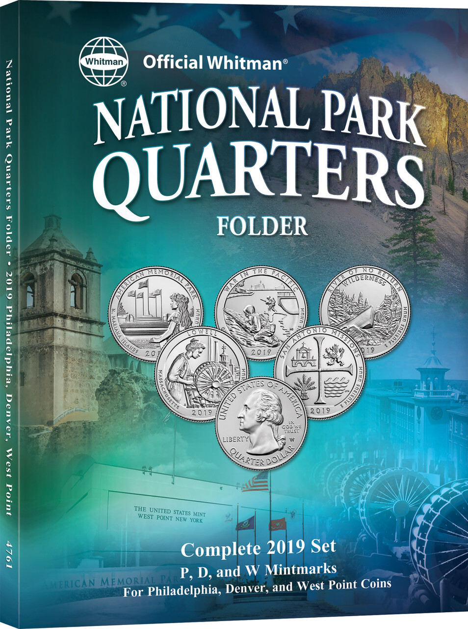 Official Whitman® Coin Folder – National Park Quarters: 2019 – Coin folder (Blue)