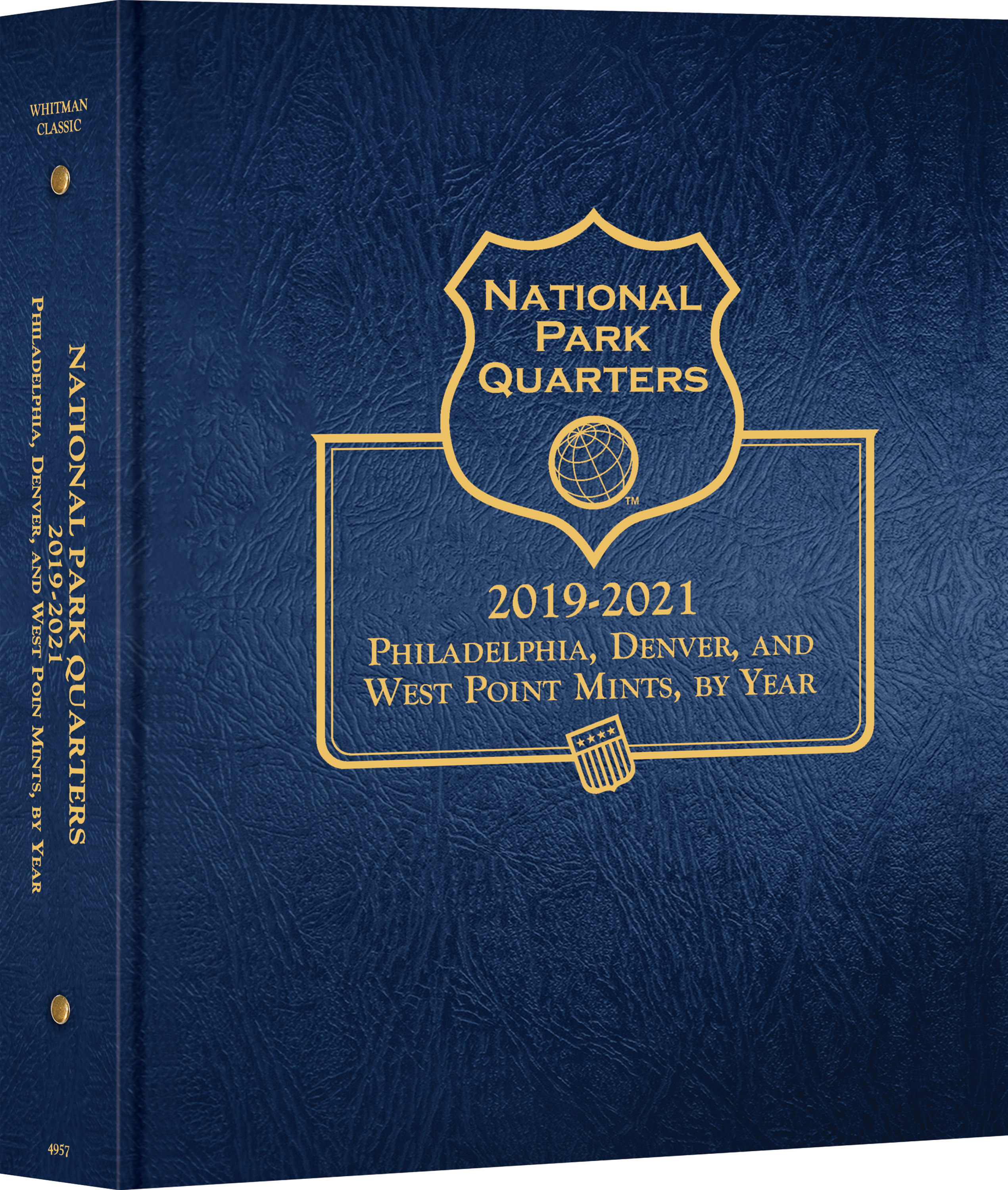 Whitman Classic® Coin Album – National Park Quarters: 2019-2021 (P, D, & W Mints) – Coin Album (Blue)