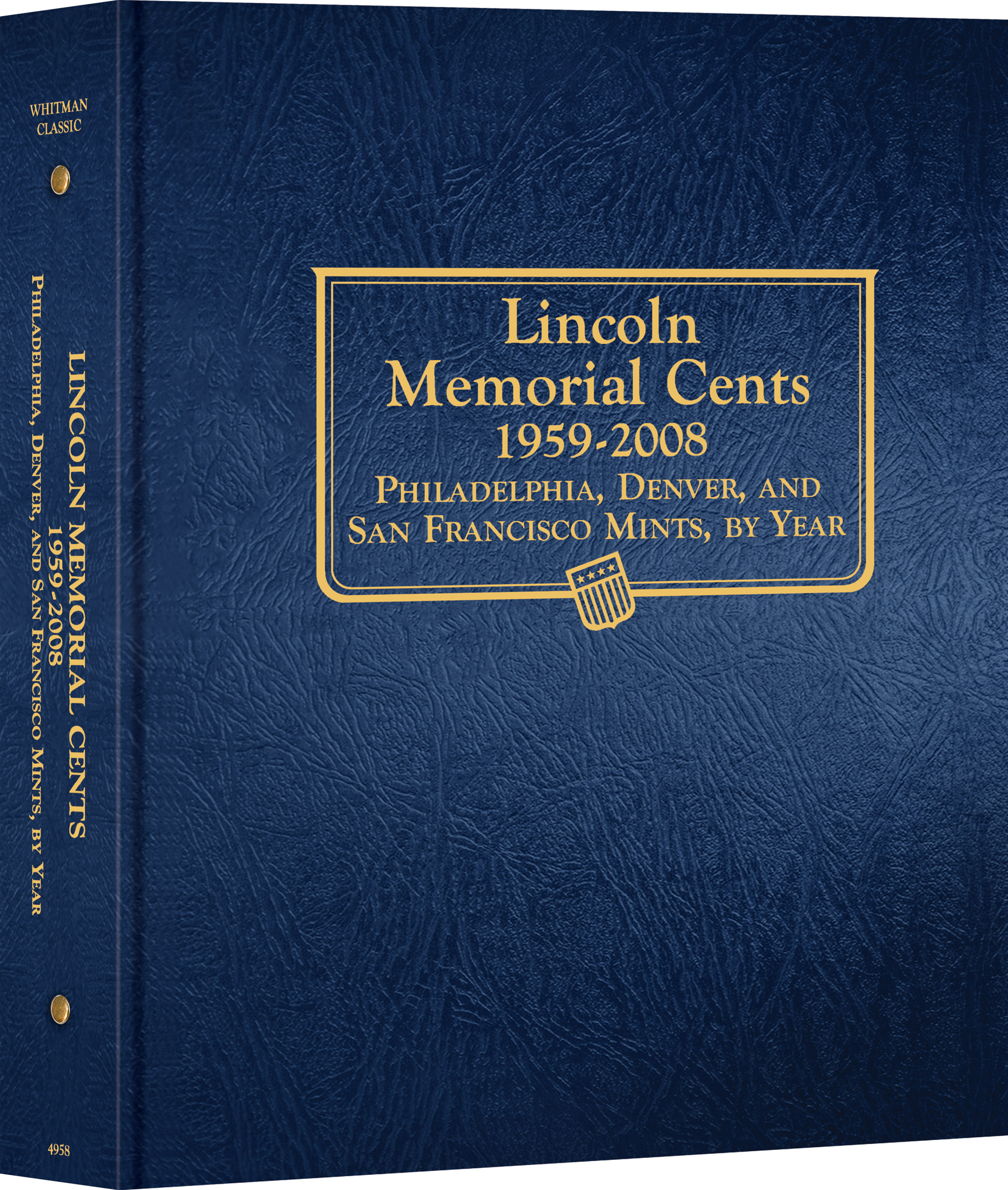 Whitman Classic® Coin Album – Lincoln Memorial Cents: 1959-2008 (P, D & S Mints)