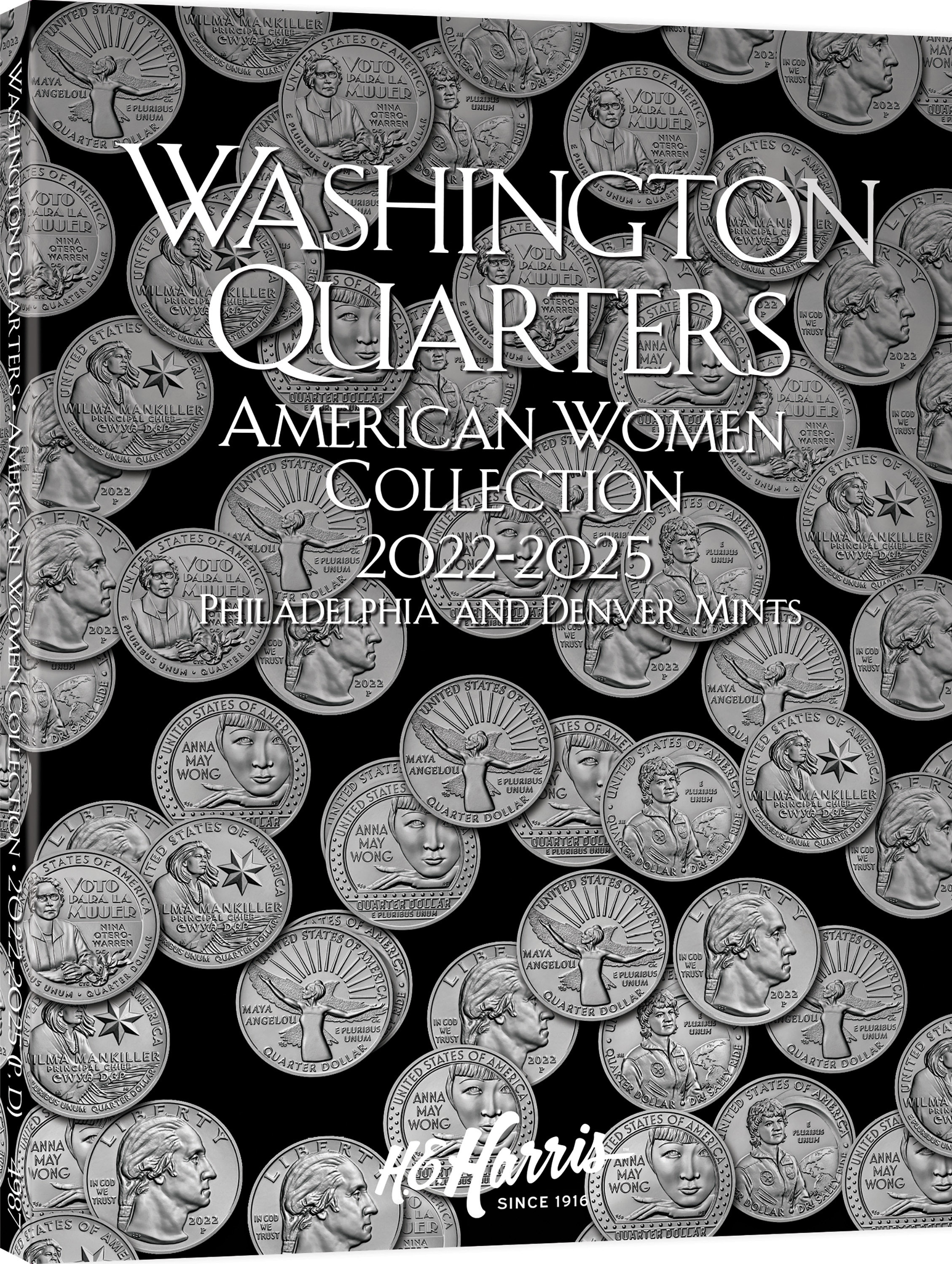 H.E. Harris® Coin Folder – Washington Quarters American Women Collection: 2022-2025 (P & D Mints) – Coin folder