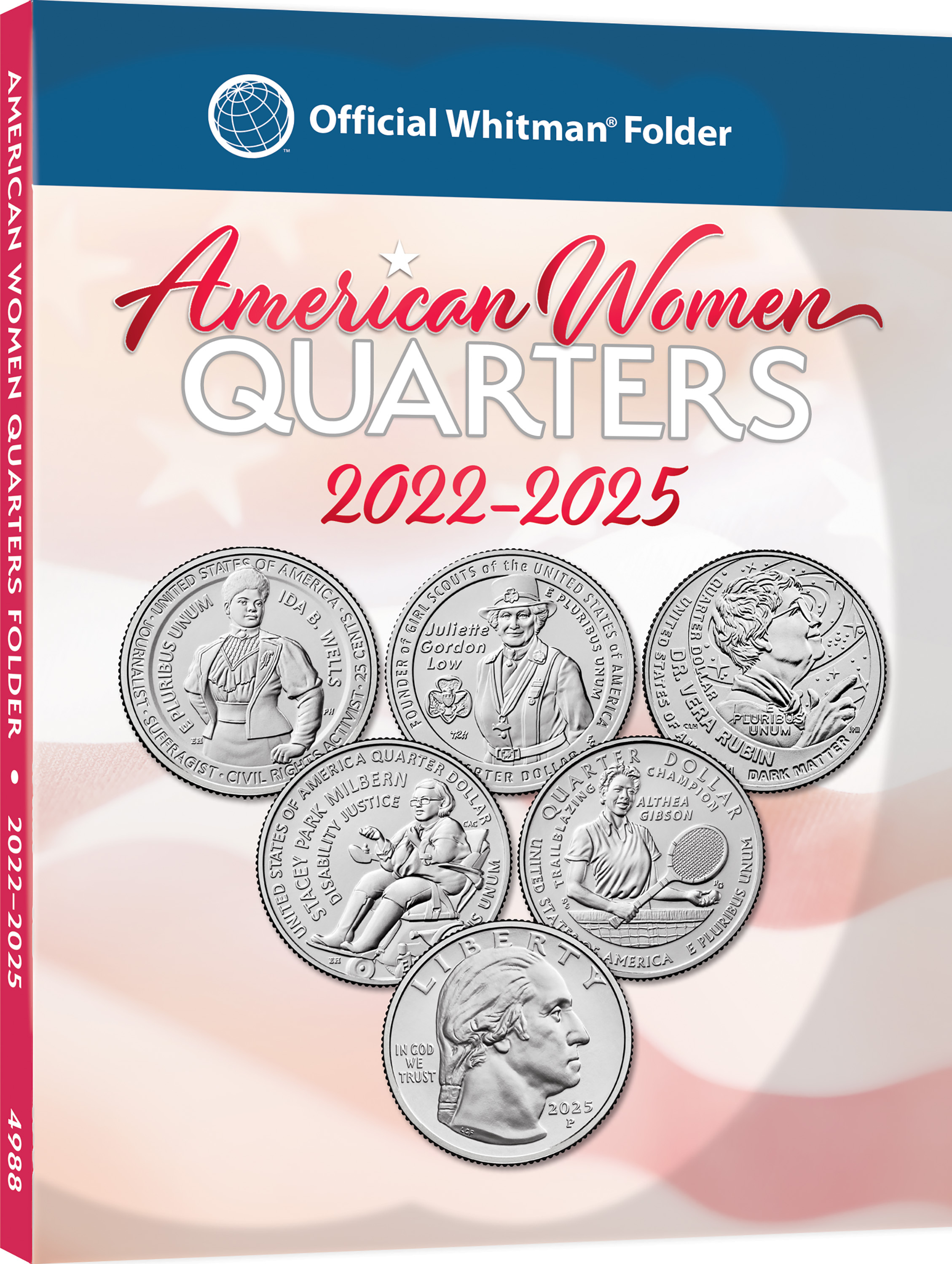 Official Whitman® Coin Folder – American Women Quarters: 2022-2025 (Single Mint) – Coin folder