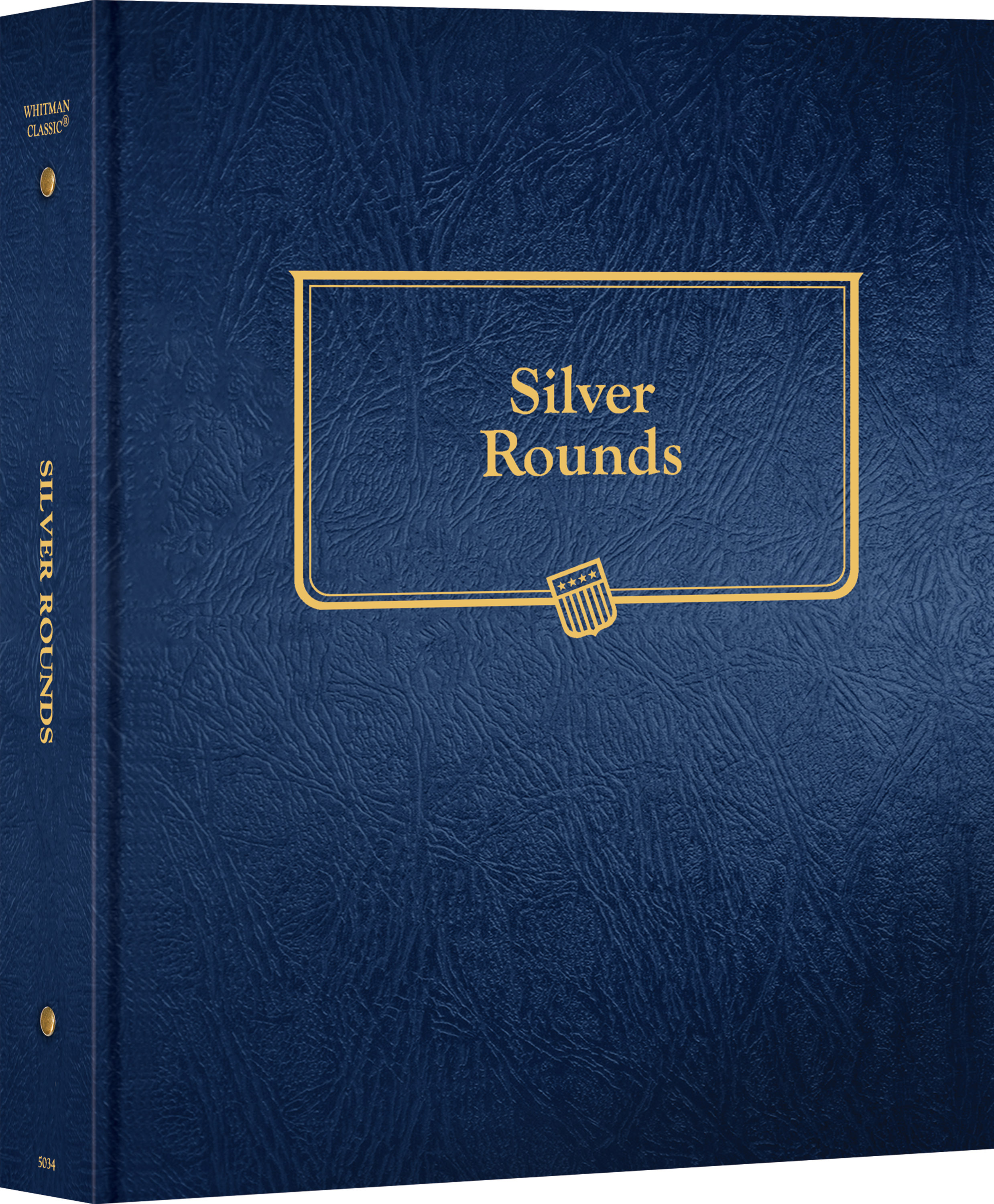 Whitman Classic® Coin Album – 39mm Silver Rounds: Plain, No Dates (Includes Blank Pages)