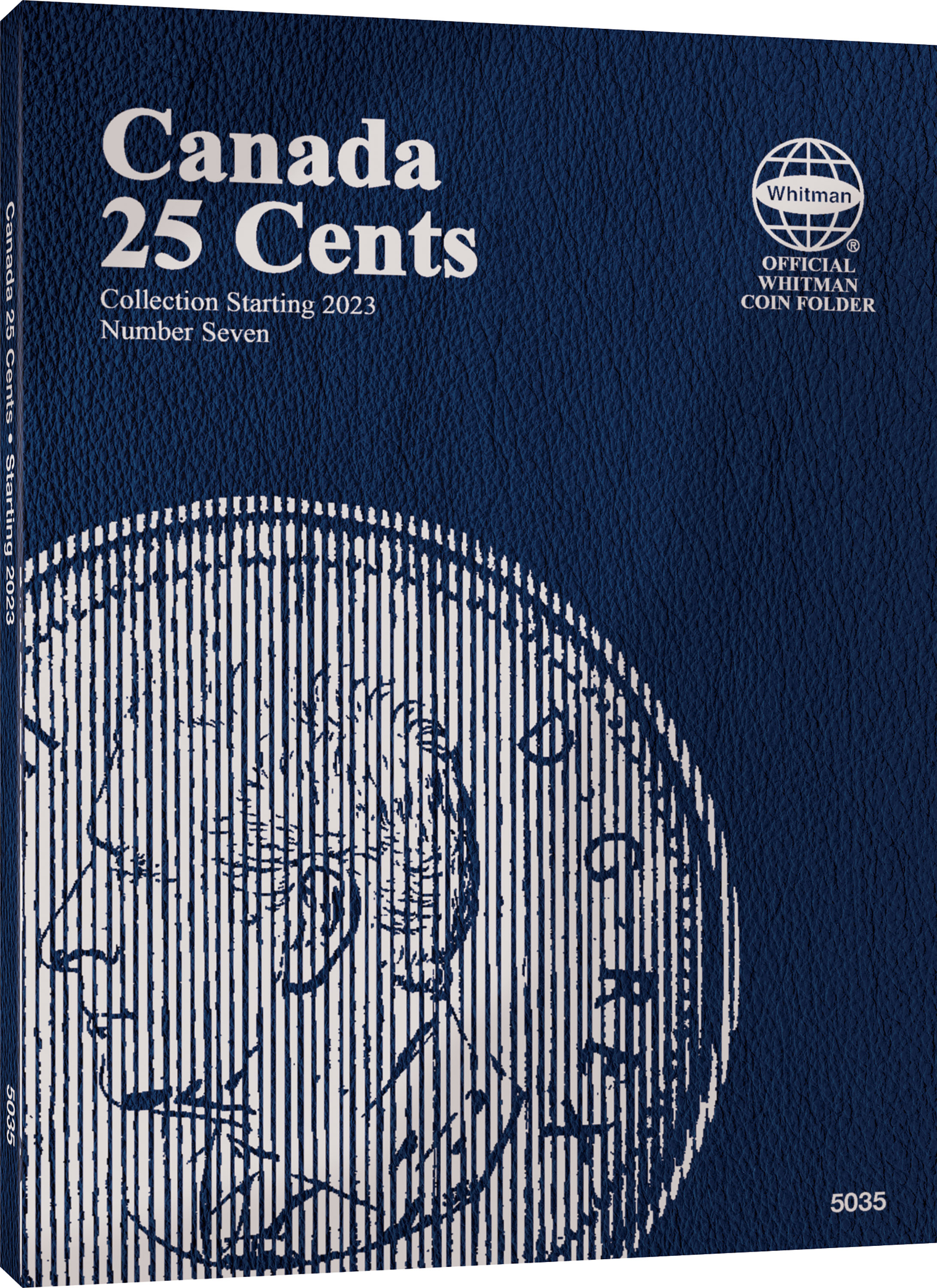 Official Whitman® Coin Folder – Canada Quarters (25 Cents) Collection #7: Starting 2023 – Coin folder (Blue)