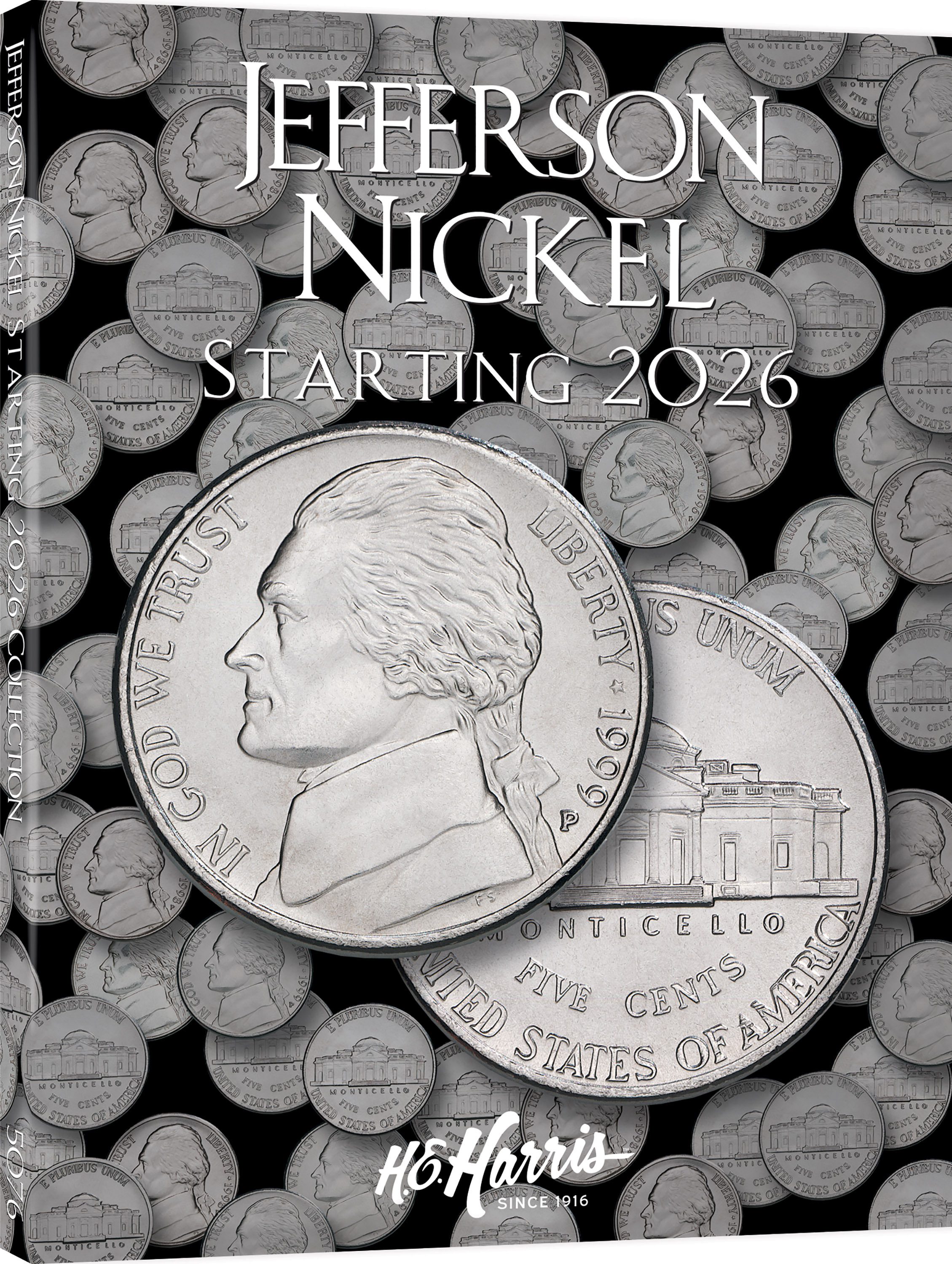 H.E. Harris® Coin Folder – Jefferson Nickels Collection #4: Starting 2026 – Coin folder