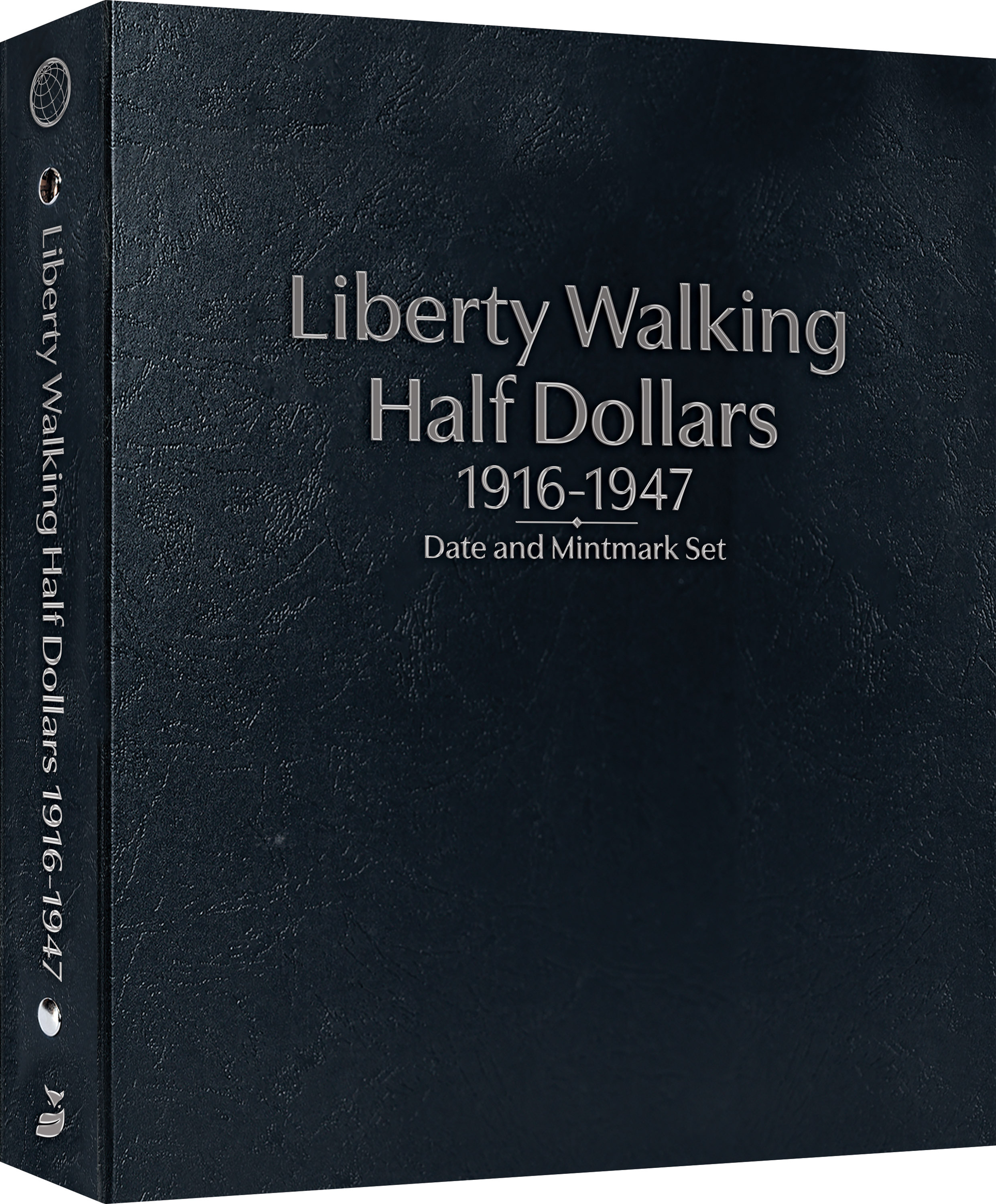Whitman Prestige Coin Album – Liberty Walking Half Dollars 1916-1947 Date & Mintmark Set – Coin Album (Black)