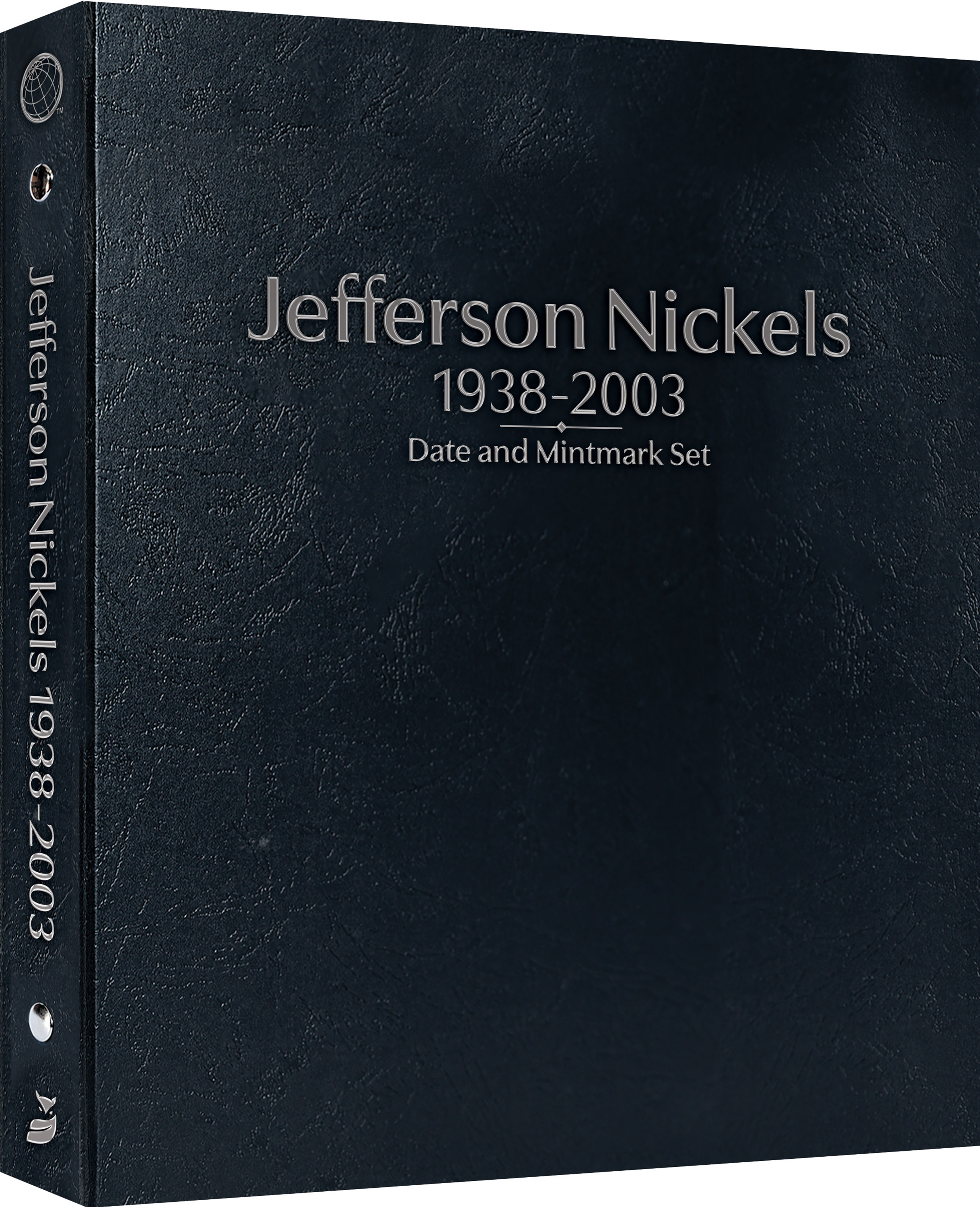 Whitman Prestige Coin Album – Jefferson Nickels: 1938-2003 Date & Mintmark Set – Coin Album (Black)