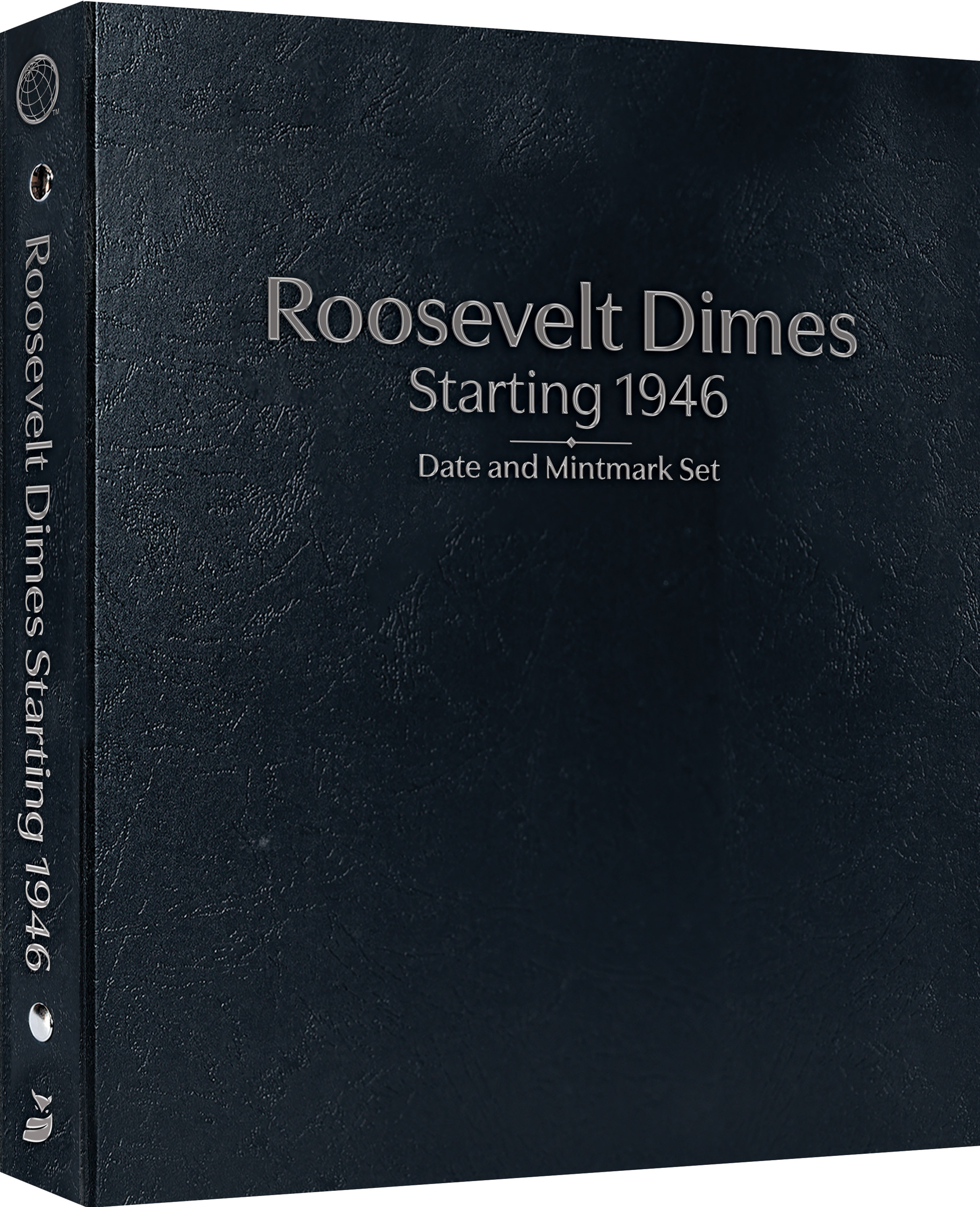 Whitman Prestige Coin Album – Roosevelt Dimes: Starting 1946 Date & Mintmark Set – Coin Album (Black)