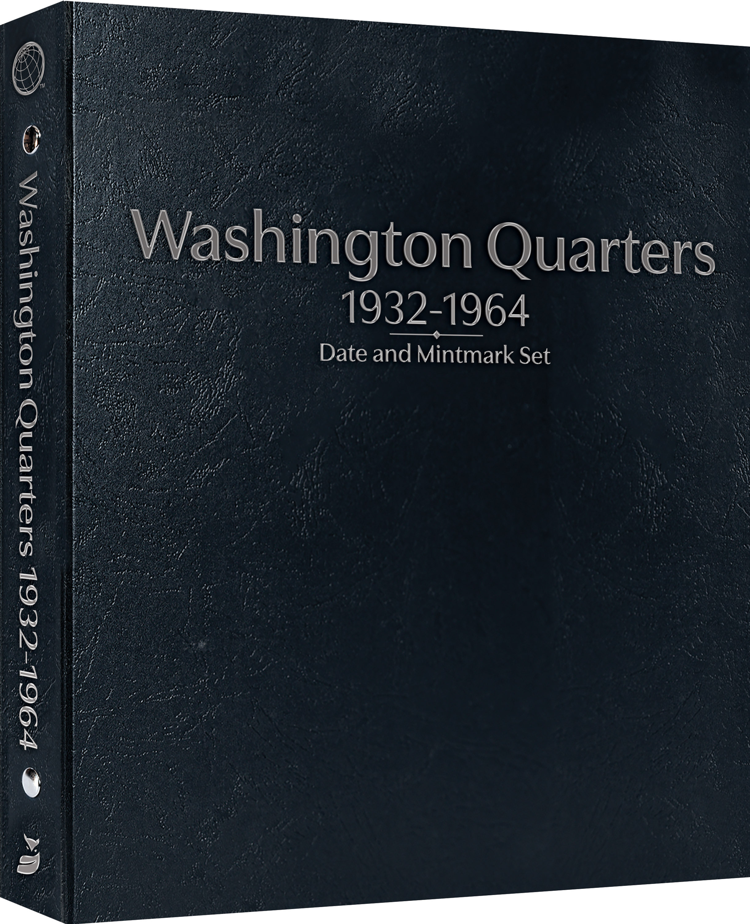 Whitman Prestige Coin Album – Washington Quarters: 1932-1964 Date & Mintmark Set – Coin Album (Black)