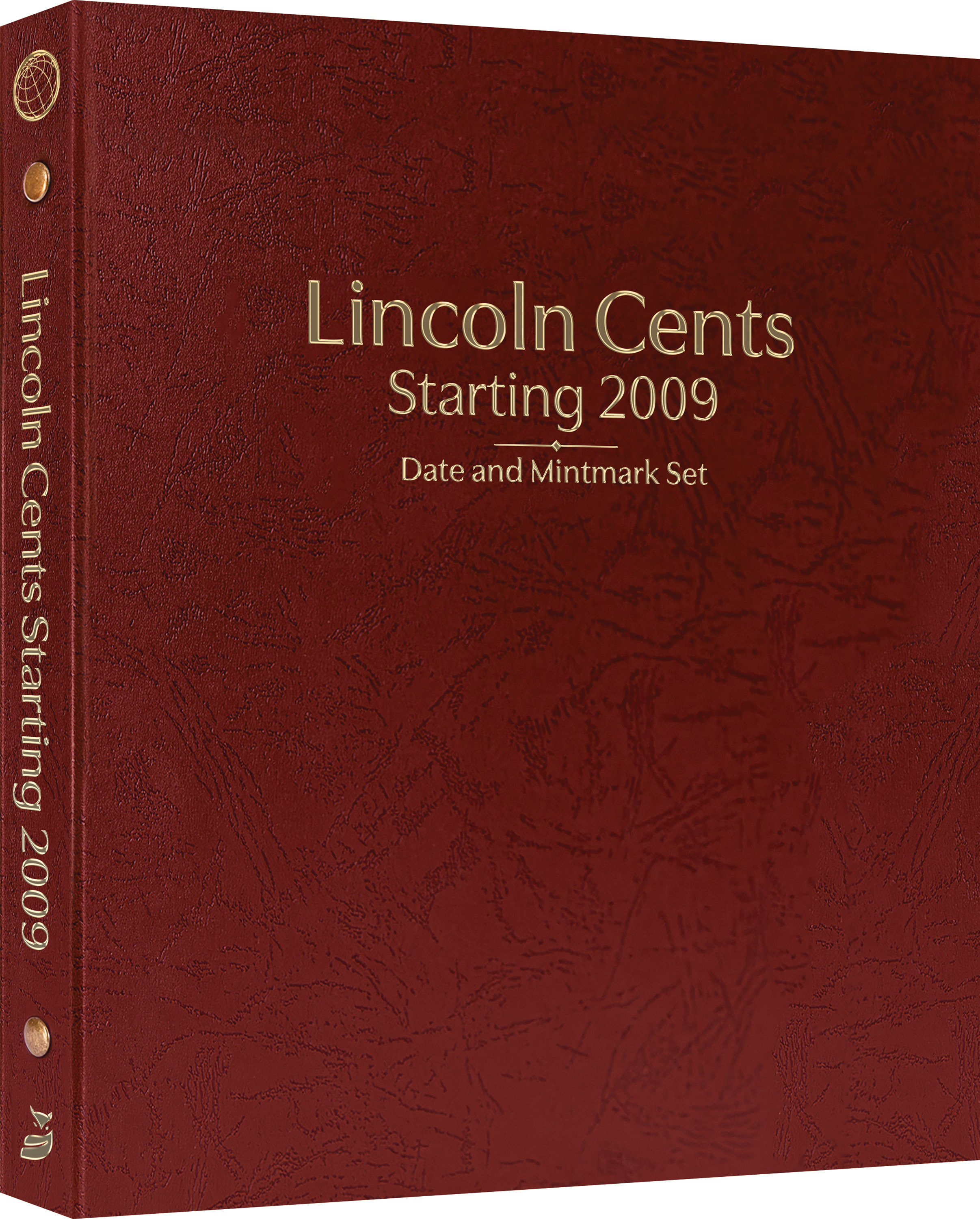 Whitman Prestige Coin Album – Lincoln Cents: Starting 2009 Date & Mintmark Set – Coin Album (Burgundy)