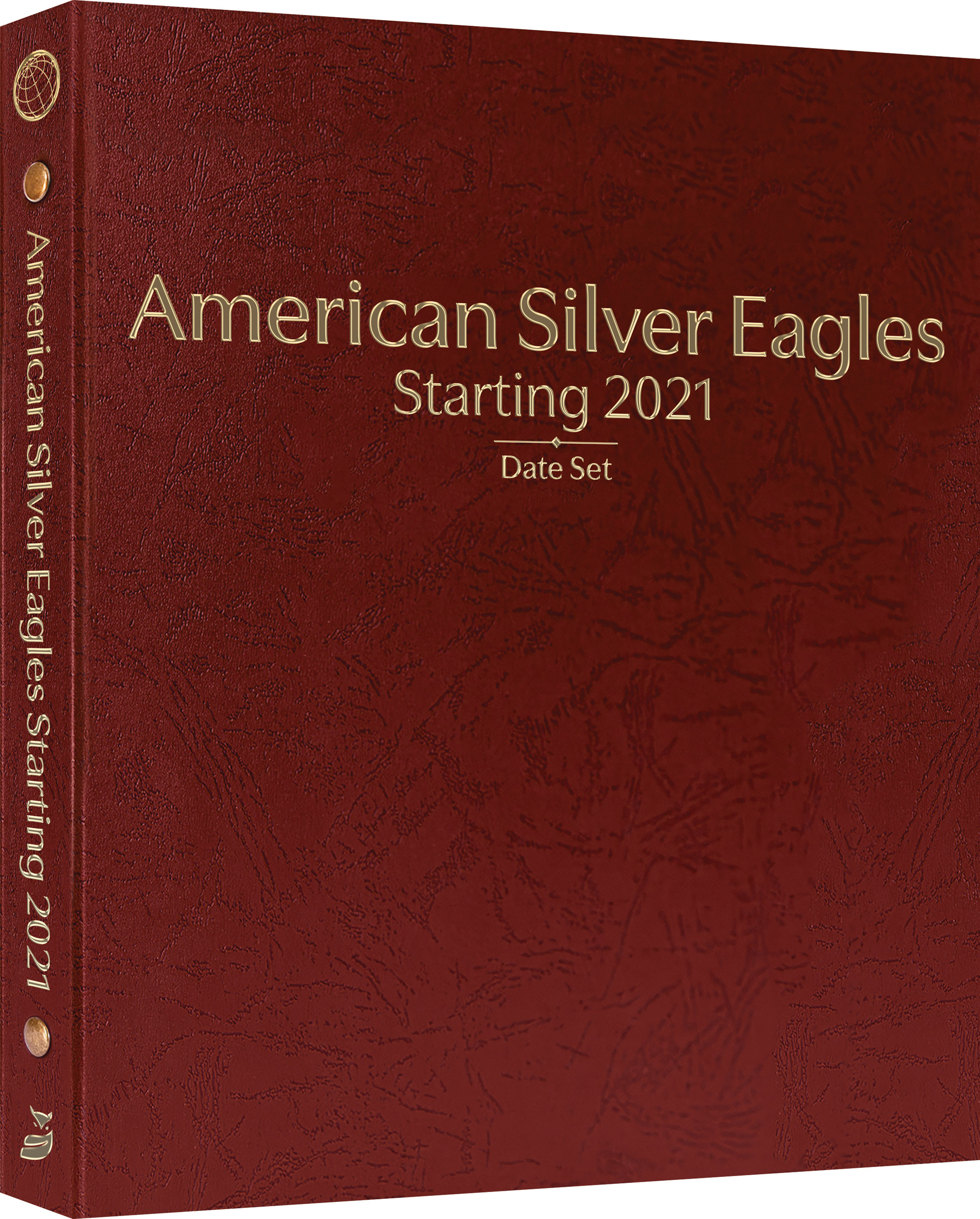 Whitman Prestige Coin Album – American Silver Eagles: Starting 2021 Date Set – Coin Album (Burgundy)