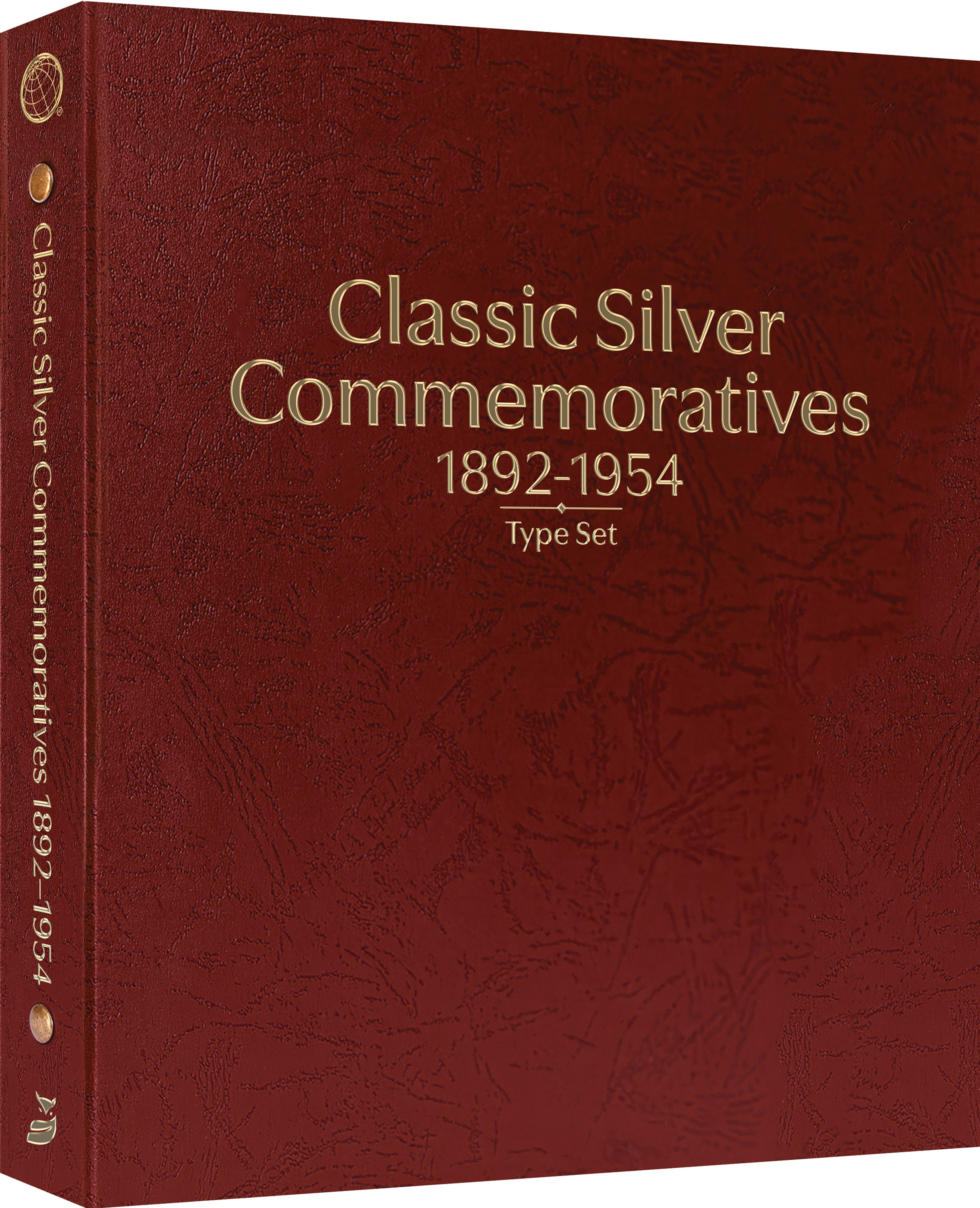 Whitman Prestige™ Coin Album – U.S. Classic Silver Commemoratives 1893-1954 Type Set – Coin Album (Burgundy)
