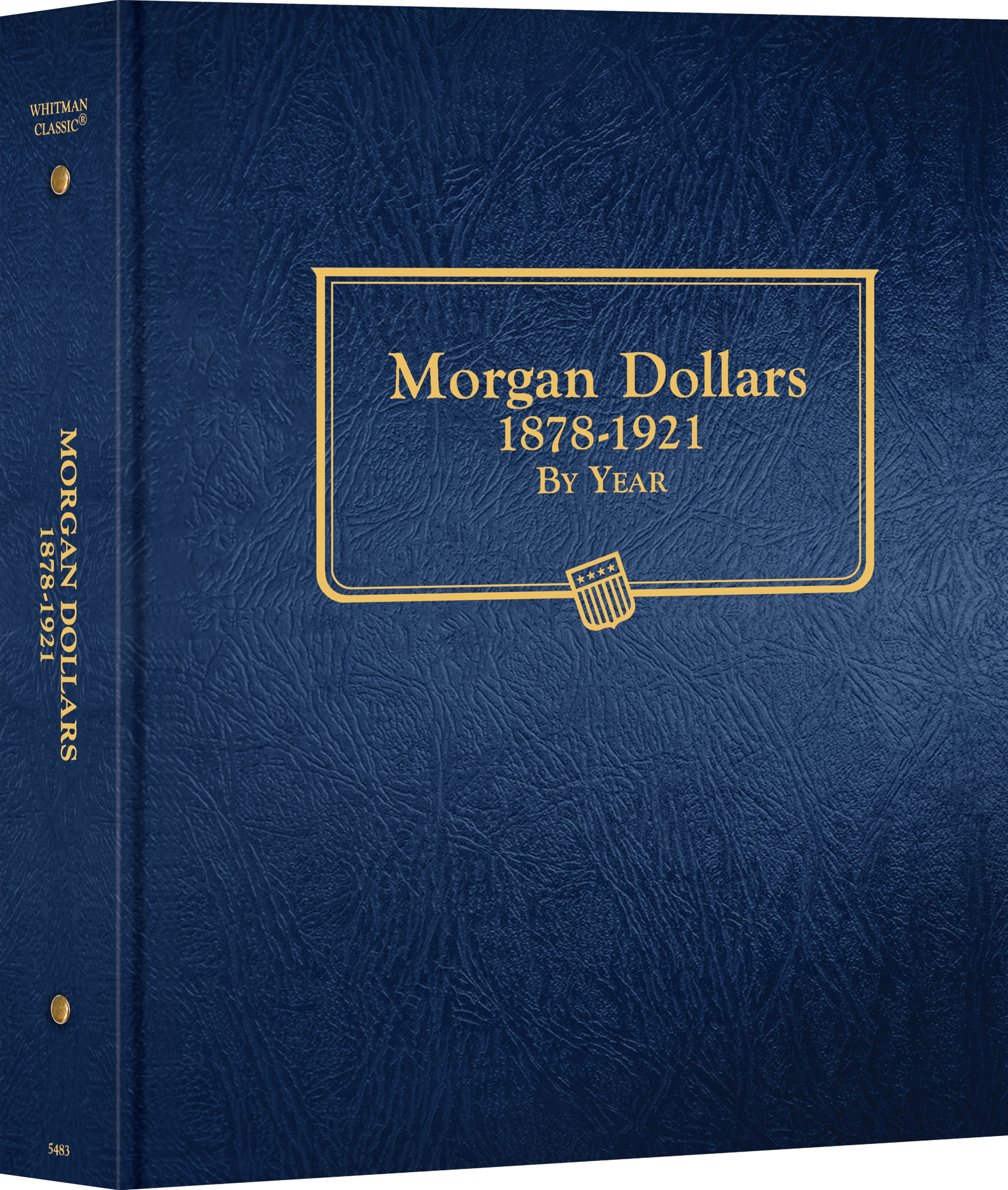 Whitman Classic® Coin Album – Morgan Dollars: 1878-1921 (Single Mint) – Coin Album (Blue)