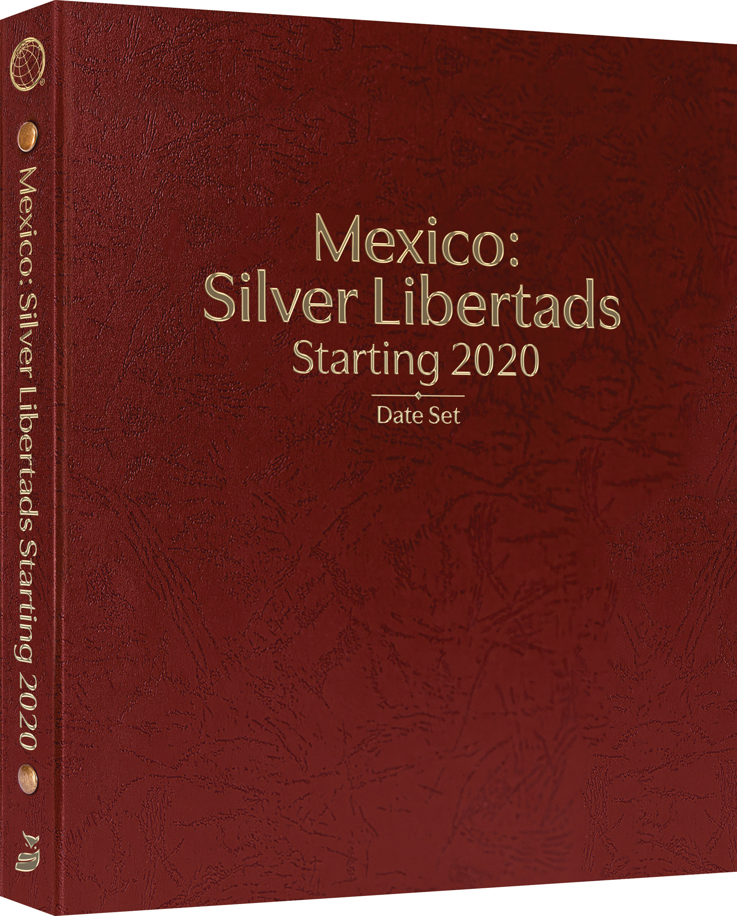 Whitman Prestige™ Coin Album – Mexico Silver Libertads: Starting 2020 Date Set – Coin Album (Burgundy)