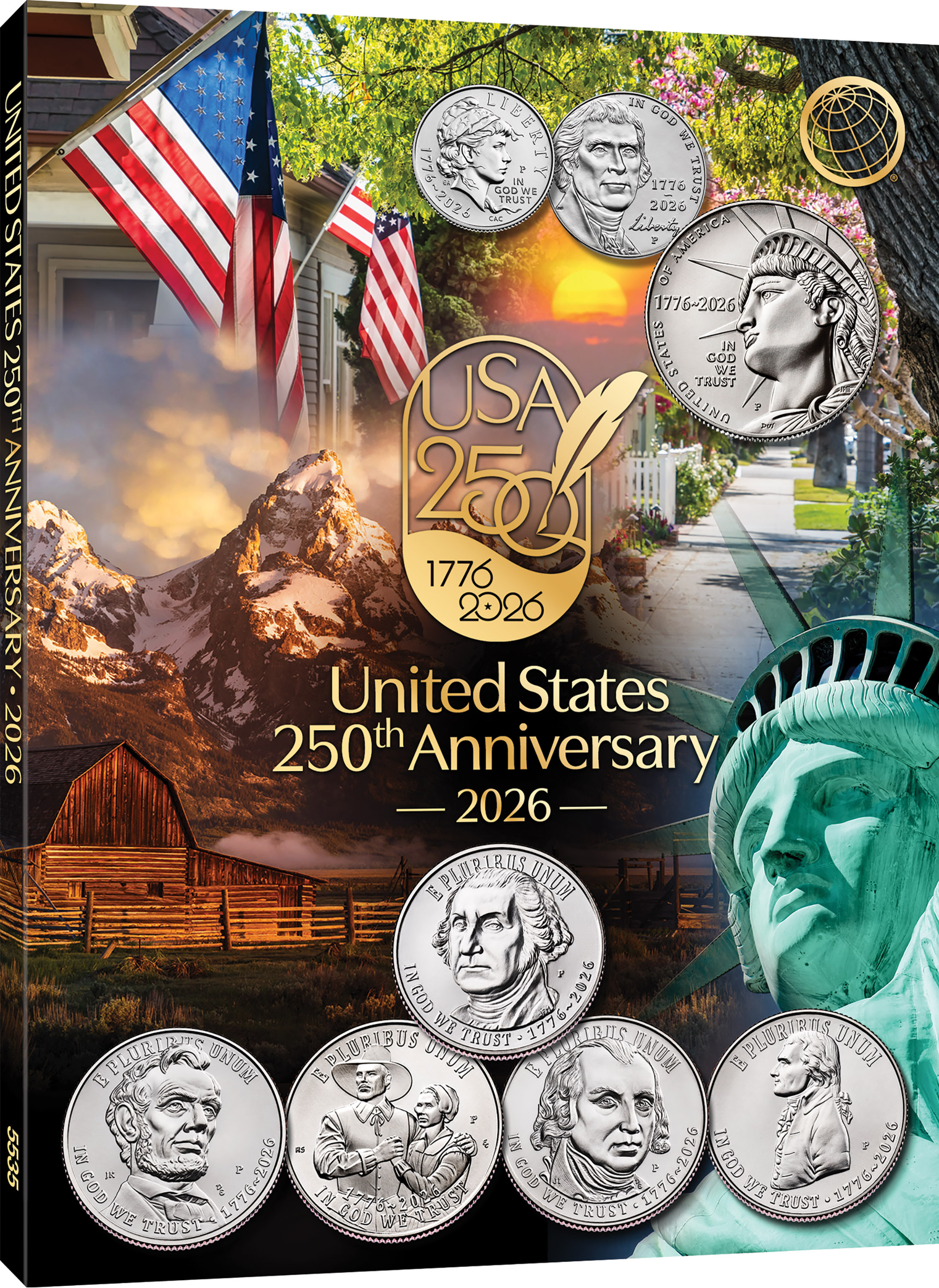 Official Whitman® Coin Folder – United States 250th Anniversary Collection: 2026 (Single Mint) – Coin folder