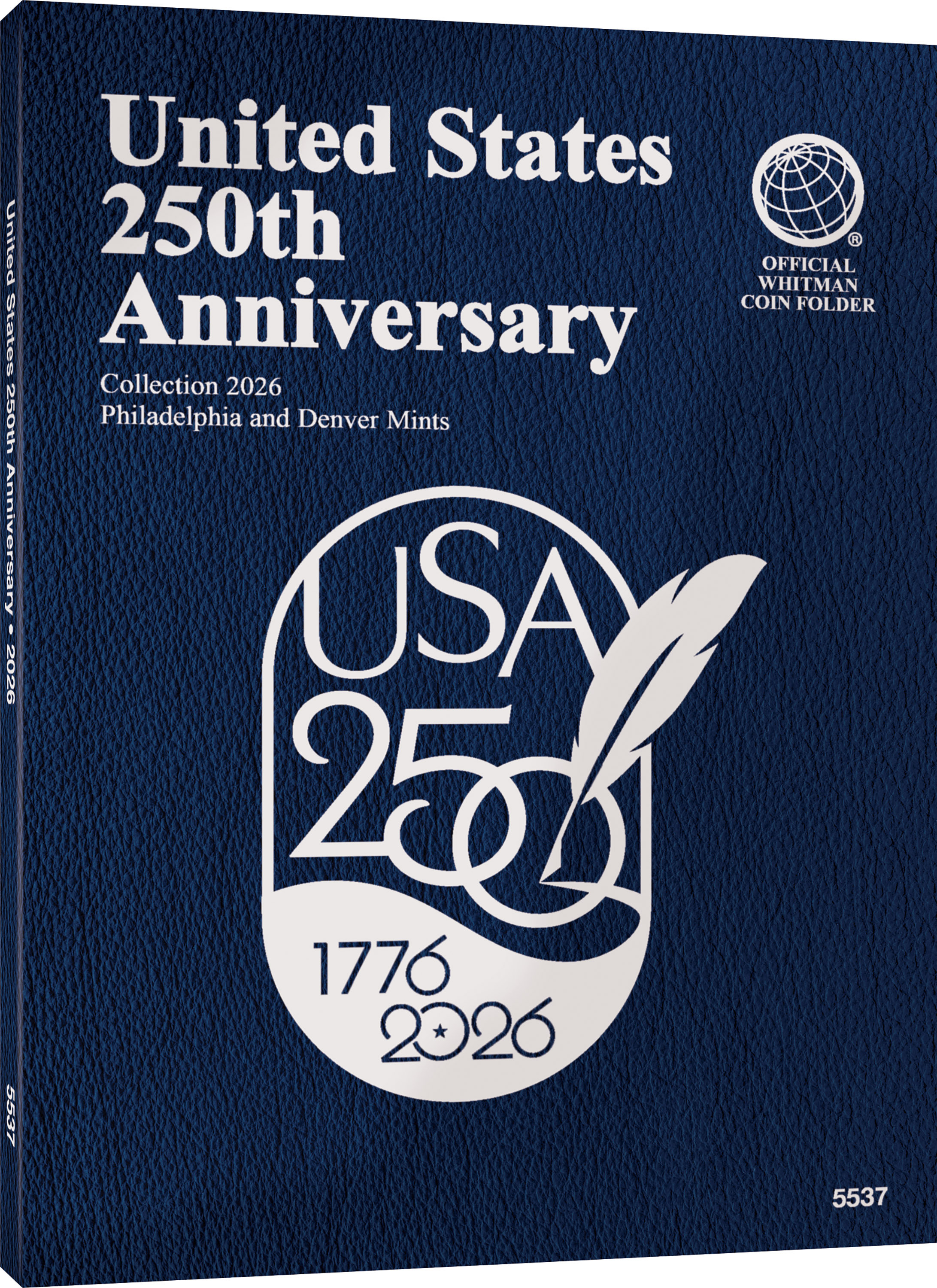 Official Whitman® Coin Folder – United States 250th Anniversary Collection: 2026 – Coin folder (Blue)