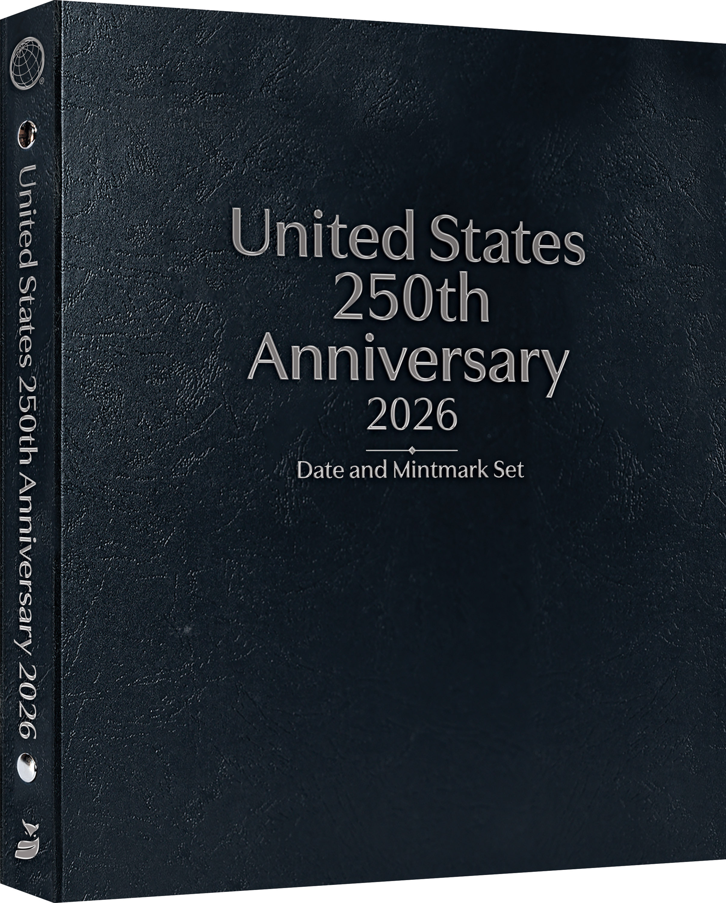Whitman Prestige™ Coin Album – United States 250th Anniversary Collection: 2026 Date & Mintmark Set – Coin Album (Black)
