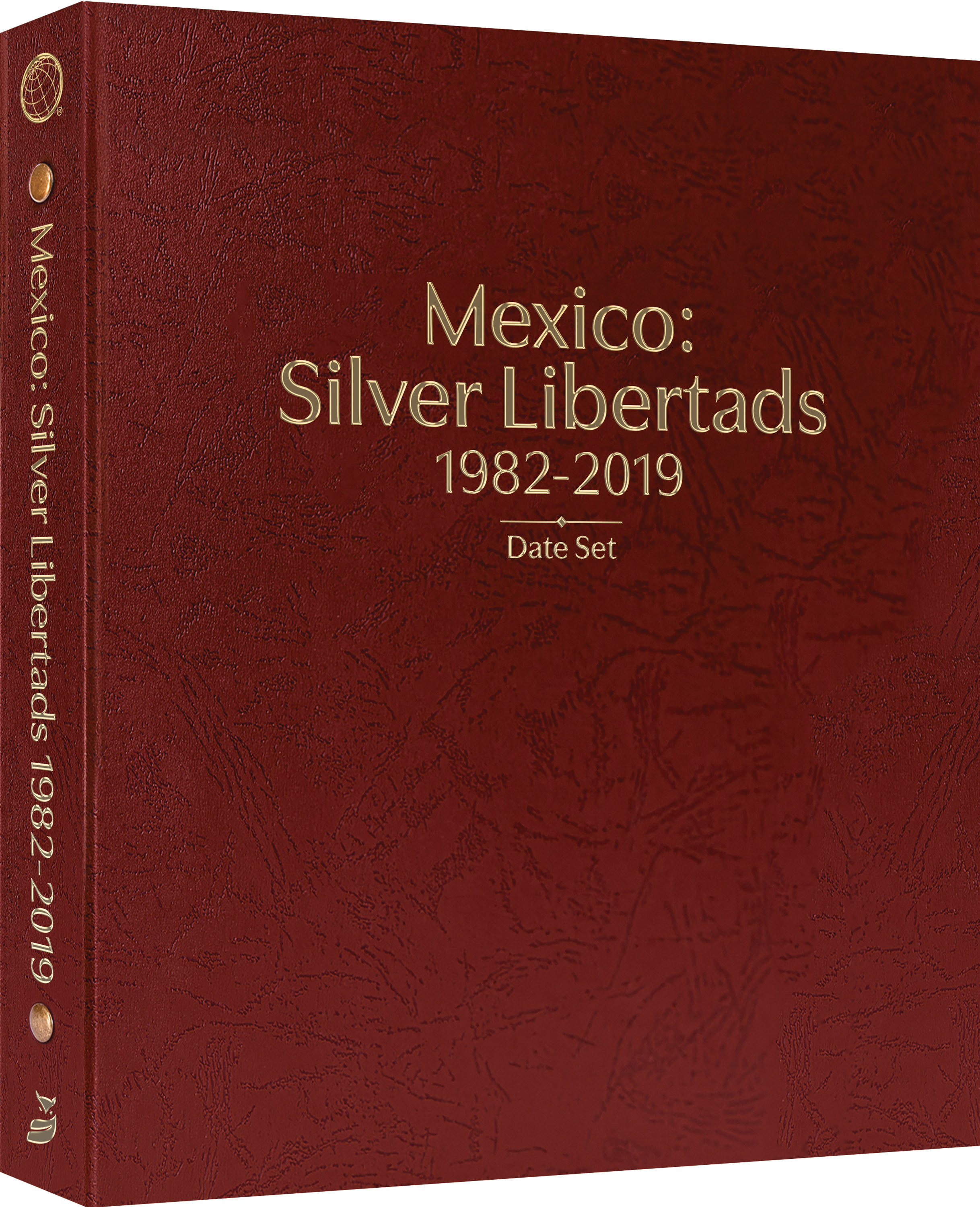 Whitman Prestige™ Coin Album – Mexico Silver Libertads: 1982-2019 Date Set – Coin Album (Burgundy)