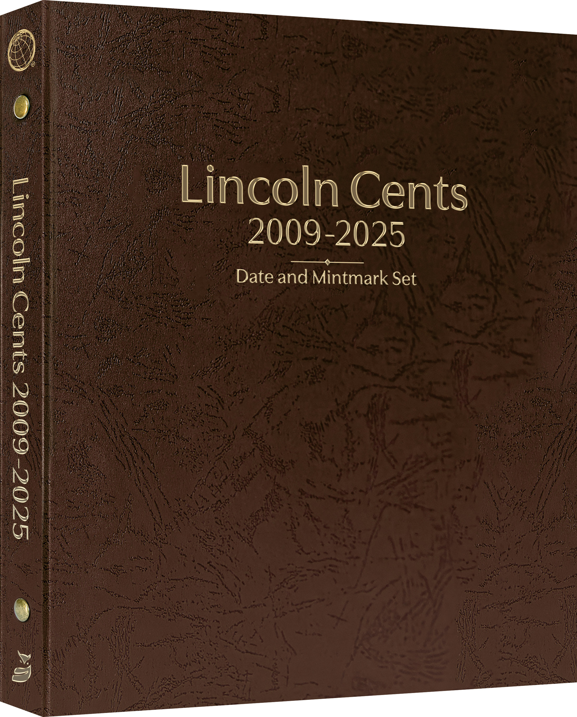 Whitman Prestige Coin Album – Lincoln Cents: Starting 2009 Date & Mintmark Set – Coin Album (Brown)