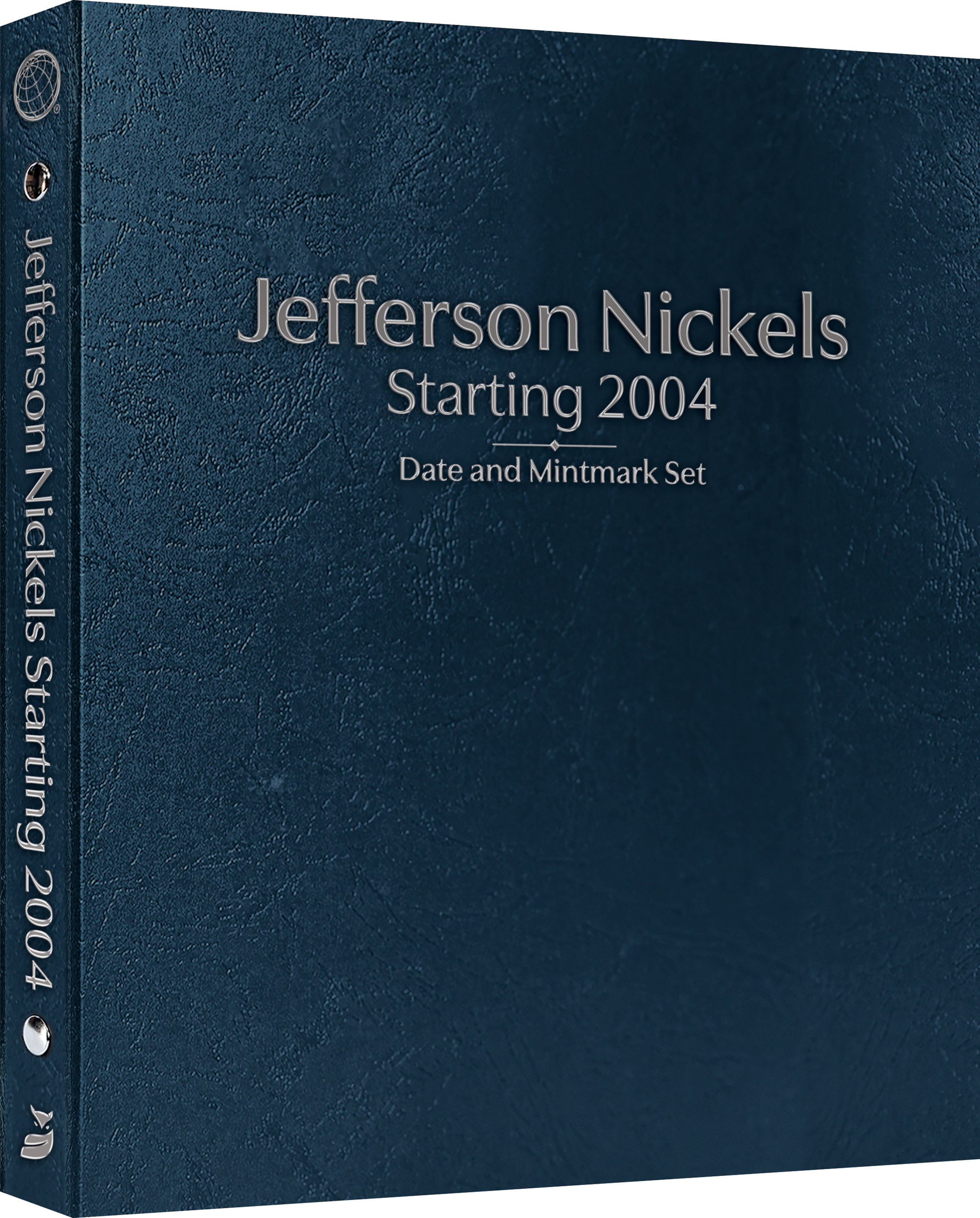 Whitman Prestige Coin Album – Jefferson Nickels: Starting 2004 Date & Mintmark Set – Coin Album (Blue)