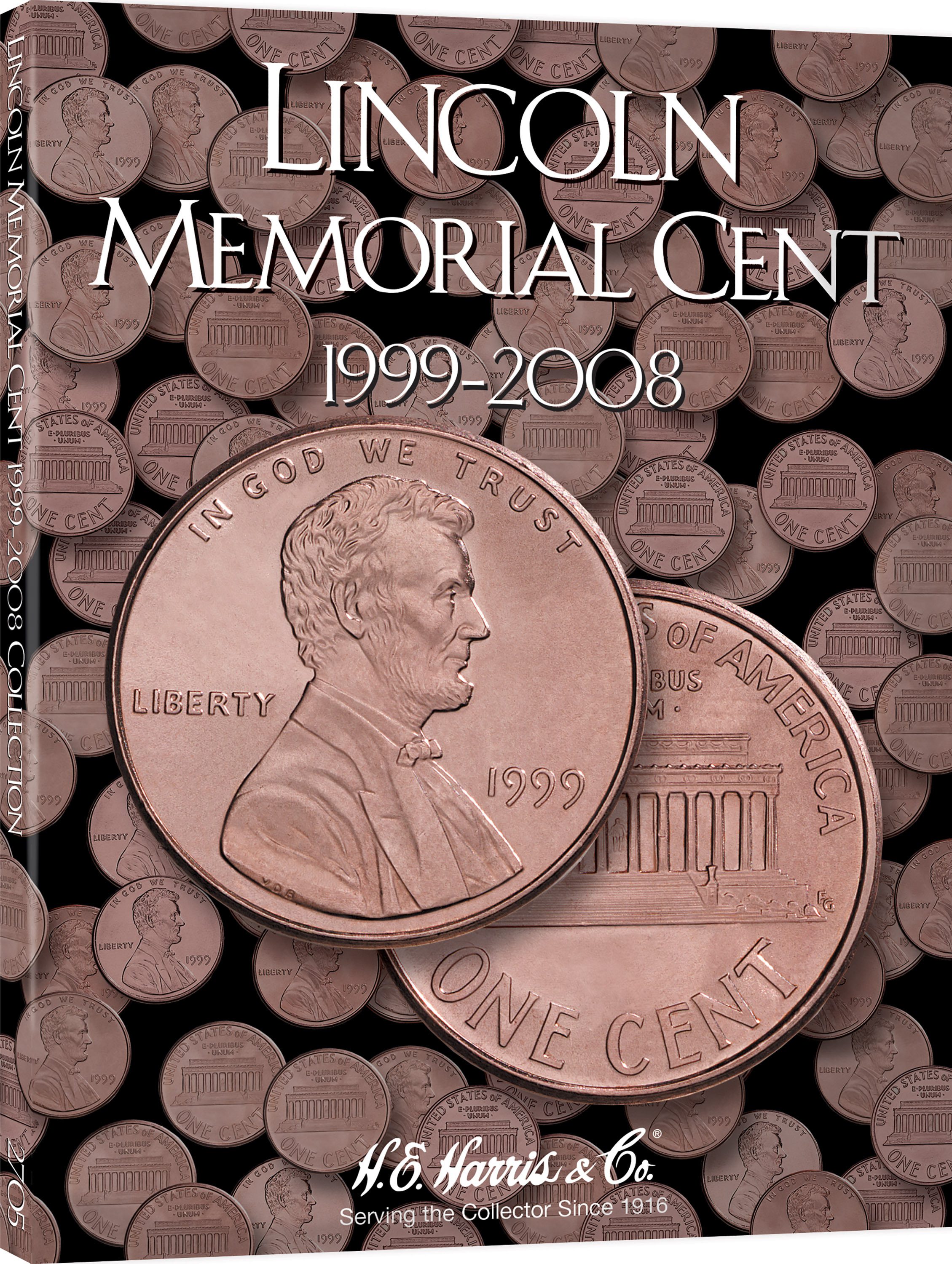 H.E. Harris® Coin Folder – Lincoln Memorial Cents Collection #2: 1999-2008 – Coin folder