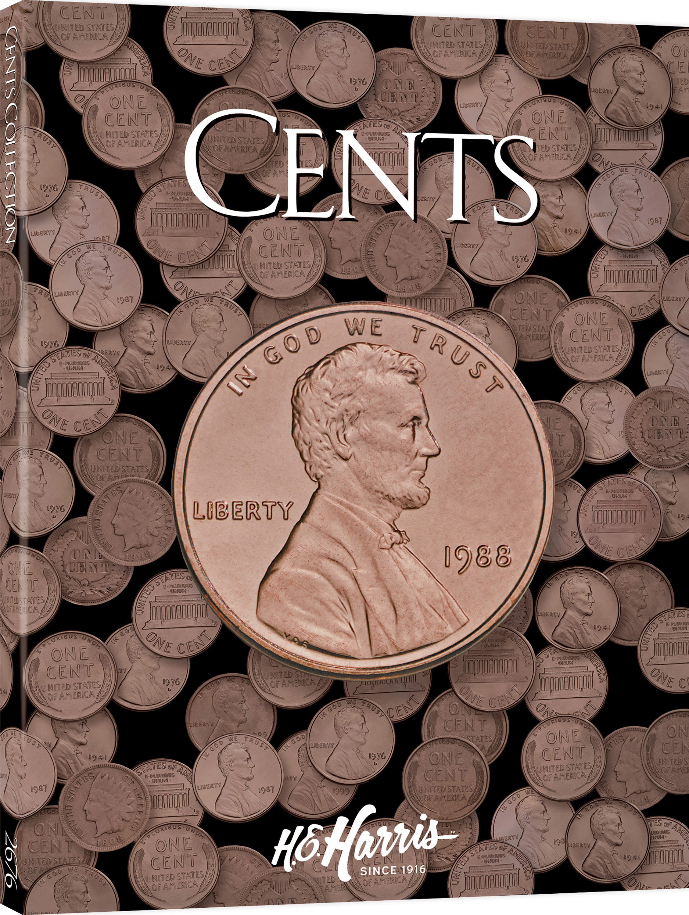 H.E. Harris® Coin Folder – U.S. Cents: Plain, No Dates – Coin folder