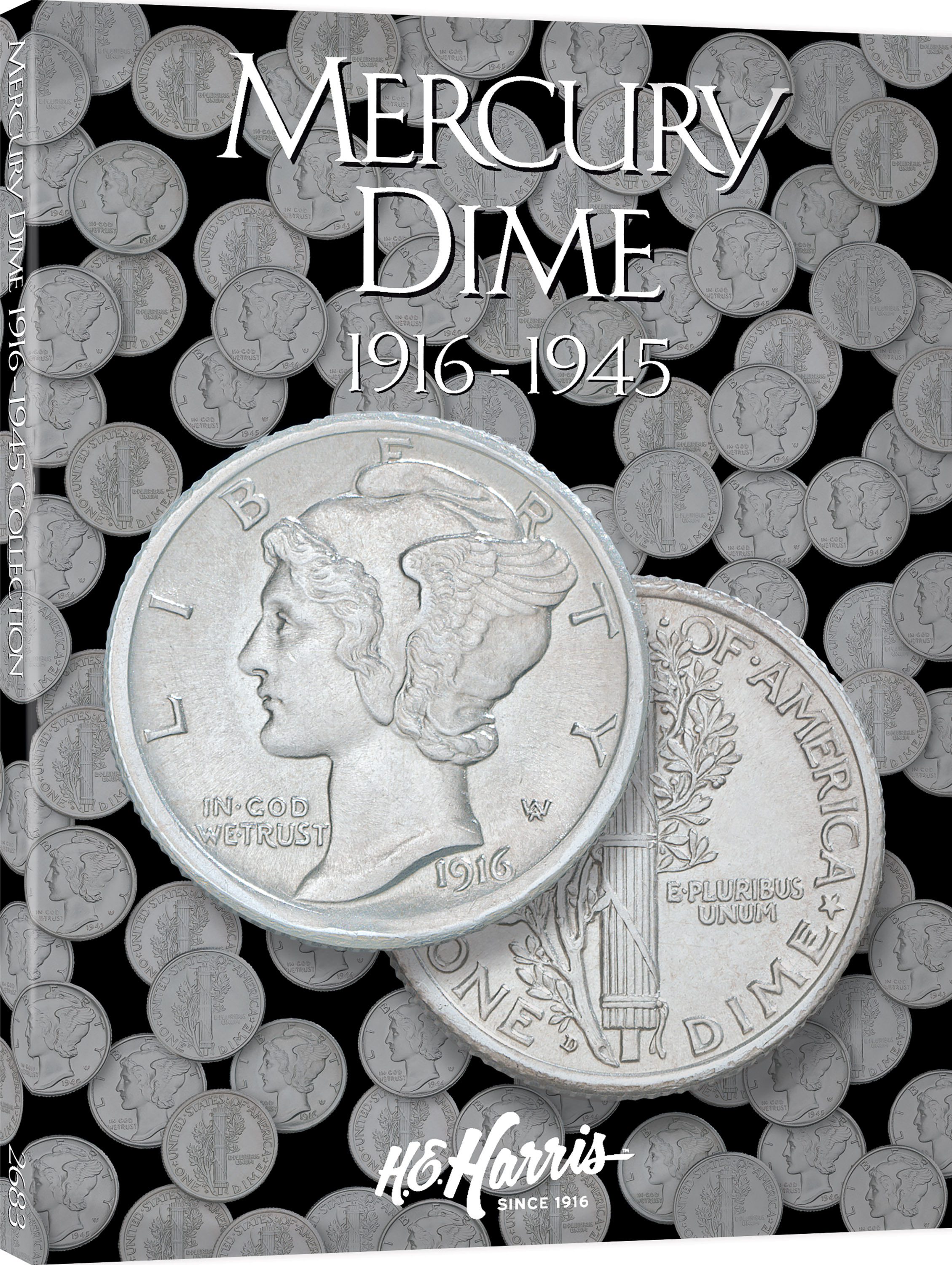 H.E. Harris® Coin Folder – Mercury Dimes: 1916-1945 – Coin folder