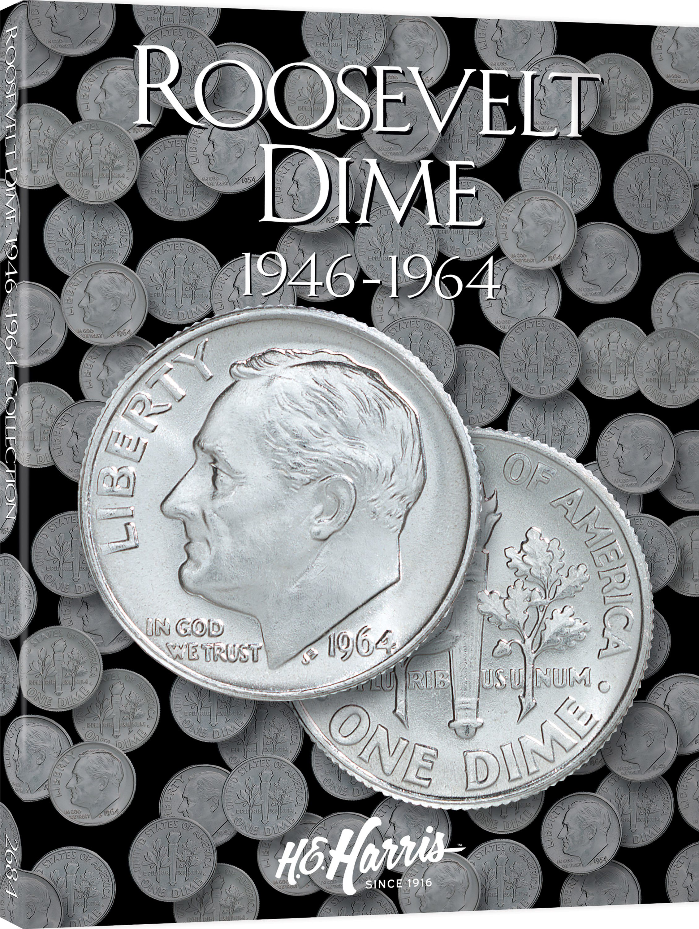 H.E. Harris® Coin Folder – Roosevelt Dimes Collection #1: 1946-1964 – Coin folder