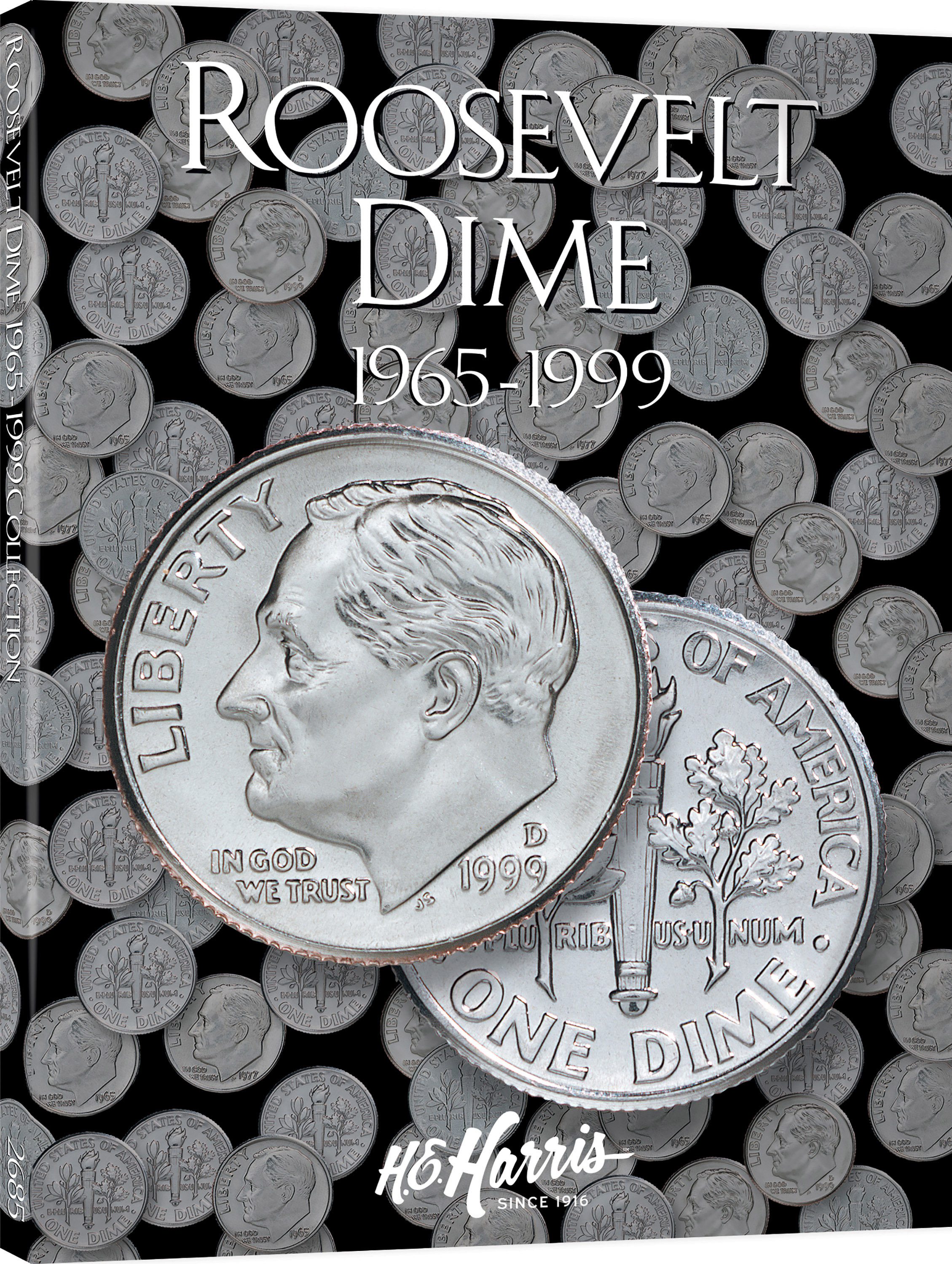 H.E. Harris® Coin Folder – Roosevelt Dimes Collection #2: 1965-1999 – Coin folder