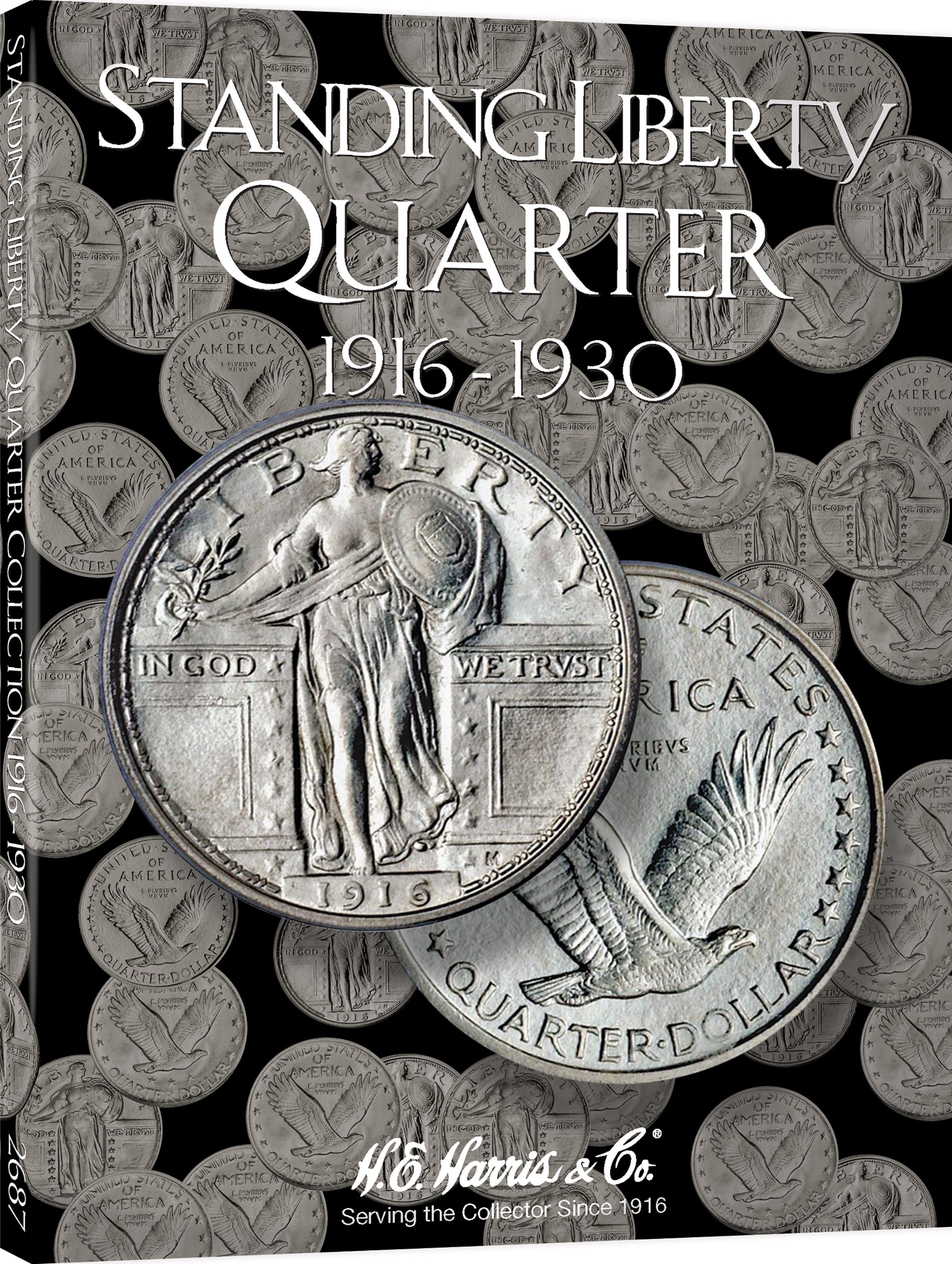 H.E. Harris® Coin Folder – Standing Liberty Quarters: 1916-1930 – Coin folder