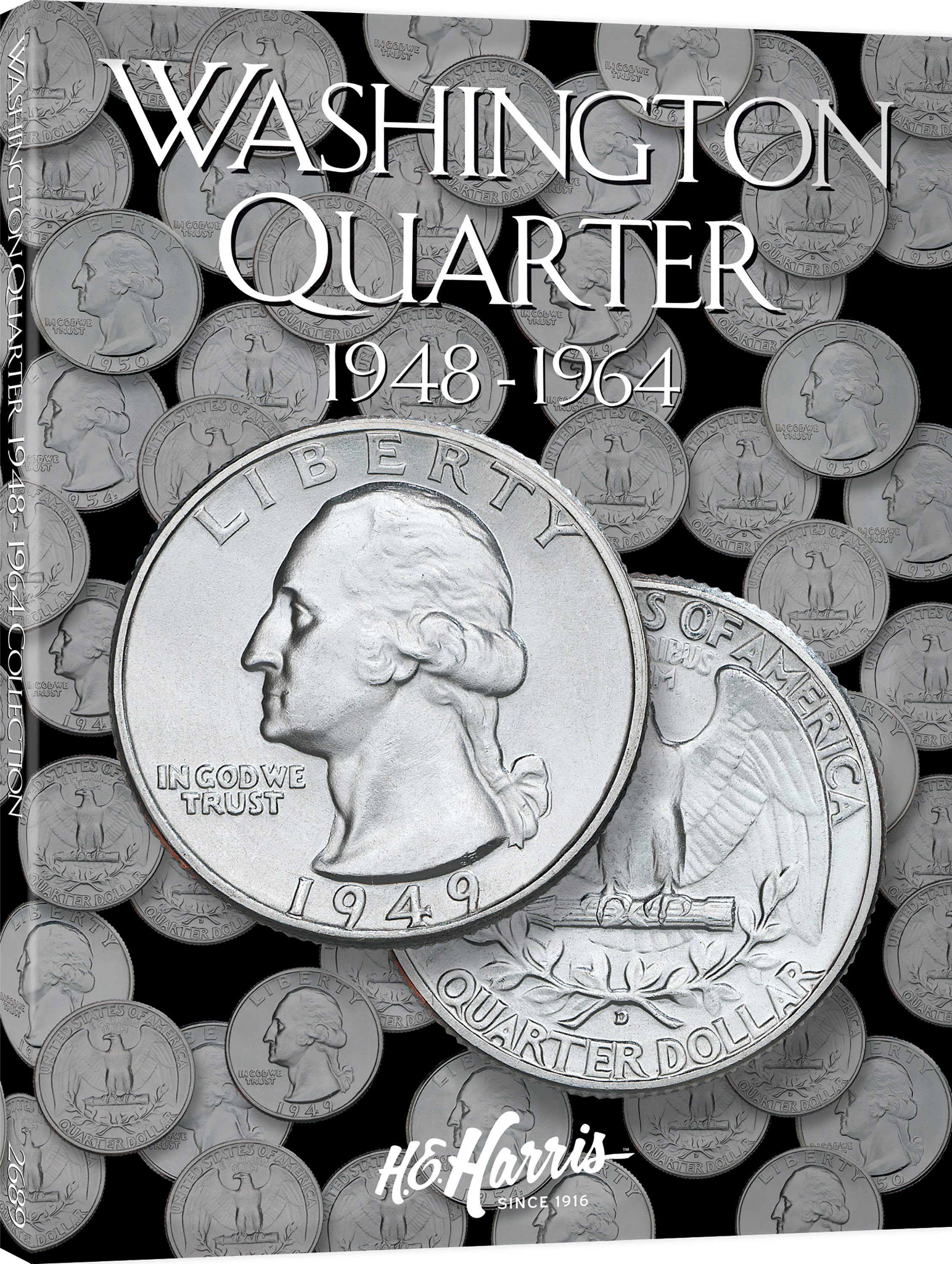 H.E. Harris® Coin Folder – Washington Quarters Collection #2: 1948-1964 – Coin folder