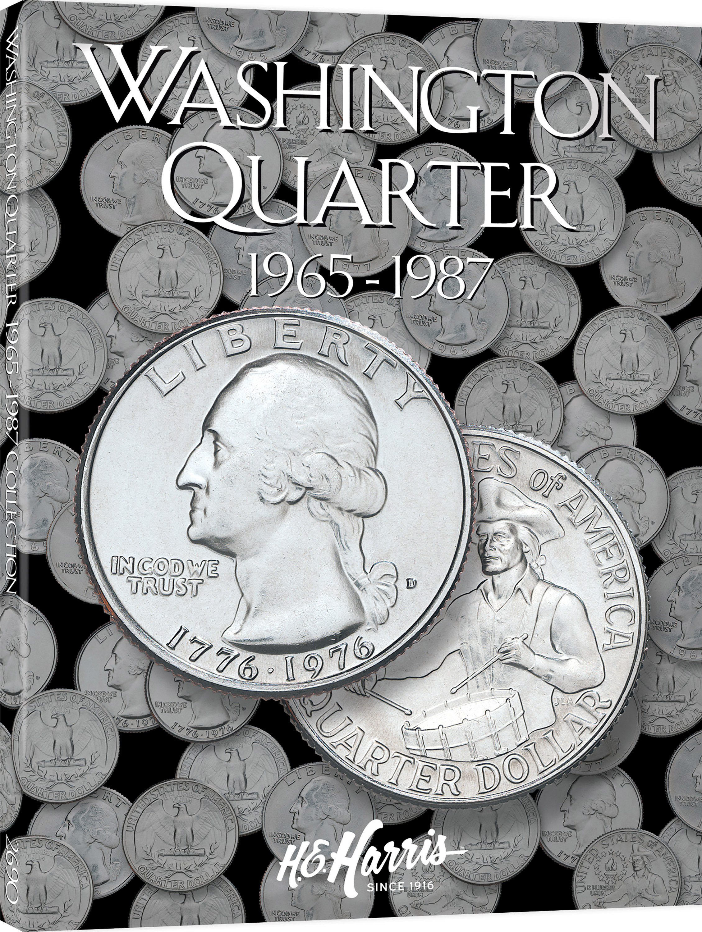 H.E. Harris® Coin Folder – Washington Quarters Collection #3: 1965-1987 – Coin folder