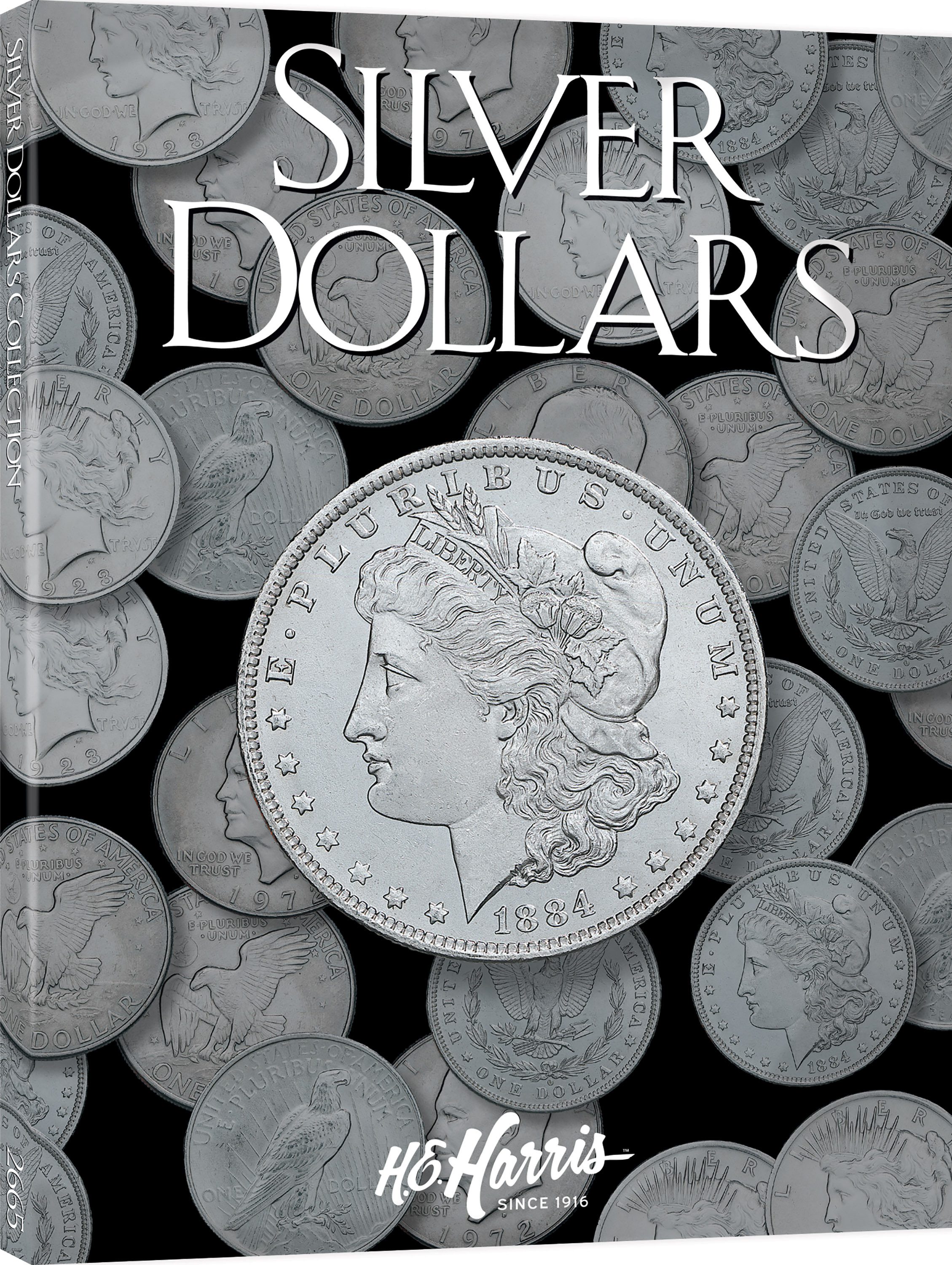 H.E. Harris® Coin Folder – U.S. Silver Dollars: Plain, No Dates – Coin folder