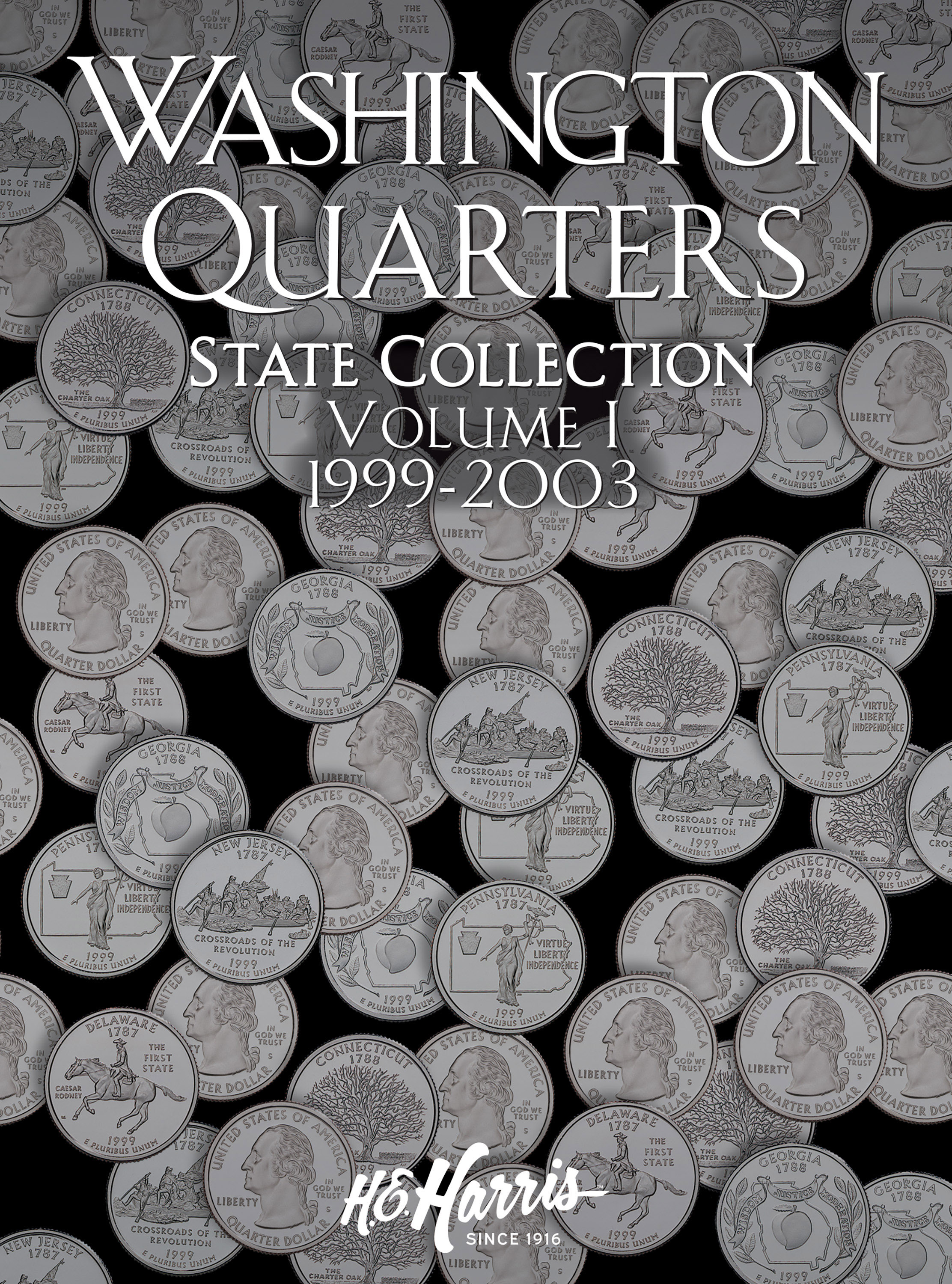 H.E. Harris® Coin Folder – Washington Quarters Statehood Collection #1: 1999-2003 – Coin folder