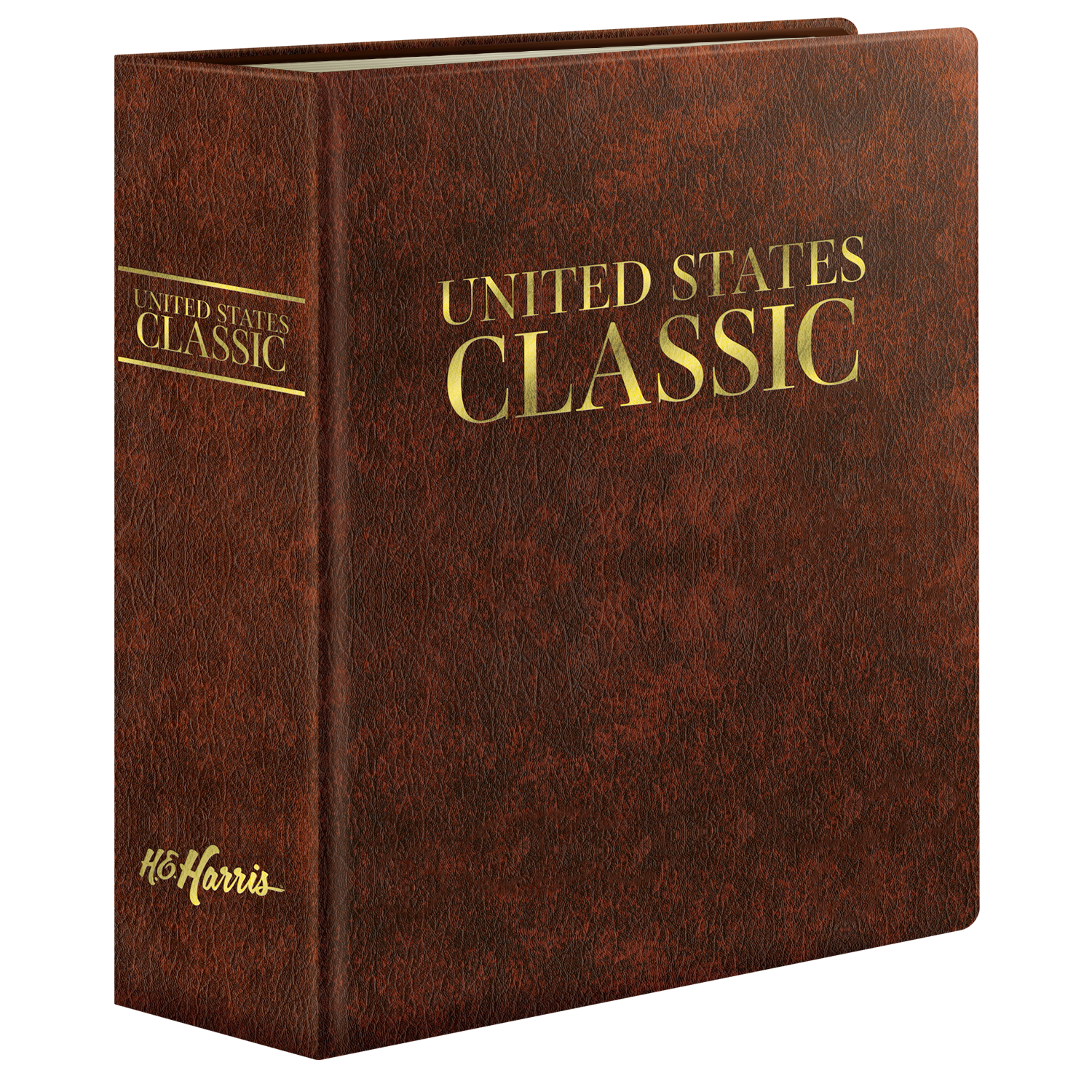 H.E. Harris United States Classic Stamp Album Complete — 1845-2000