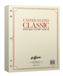 H.E. Harris United States Classic Stamp Album Pages Only — 1845-2000