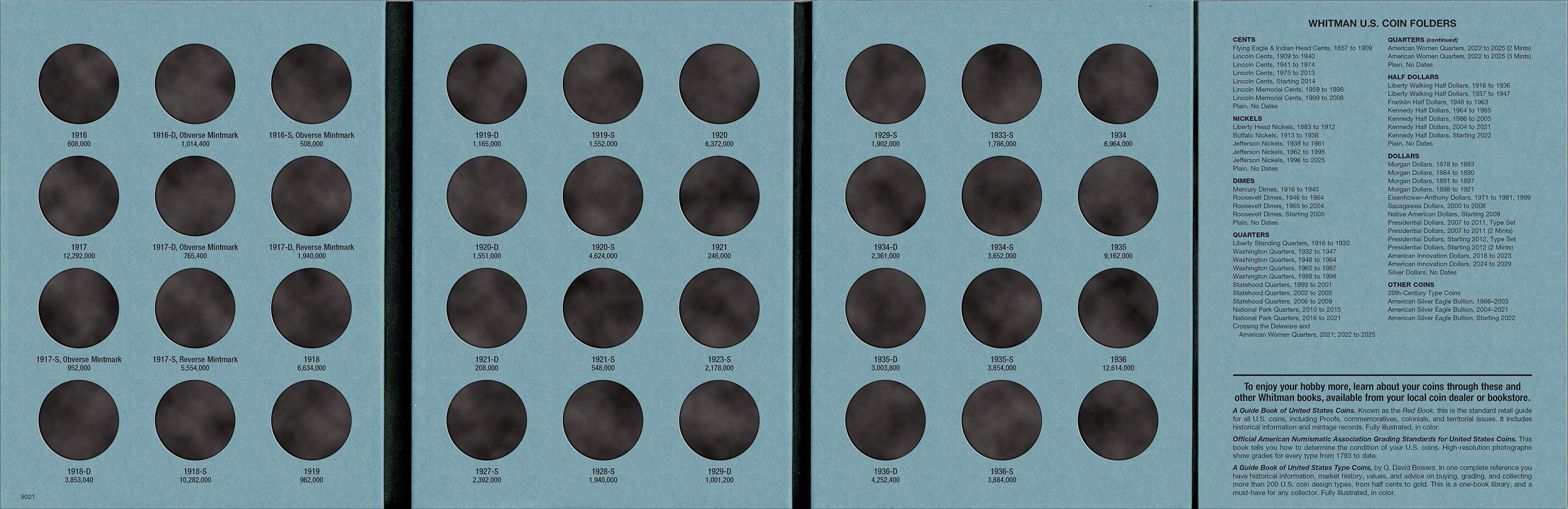Official Whitman® Coin Folder 8-Volume Set – U.S. Half Dollars Complete Collection: 1916 to Date - Image 10
