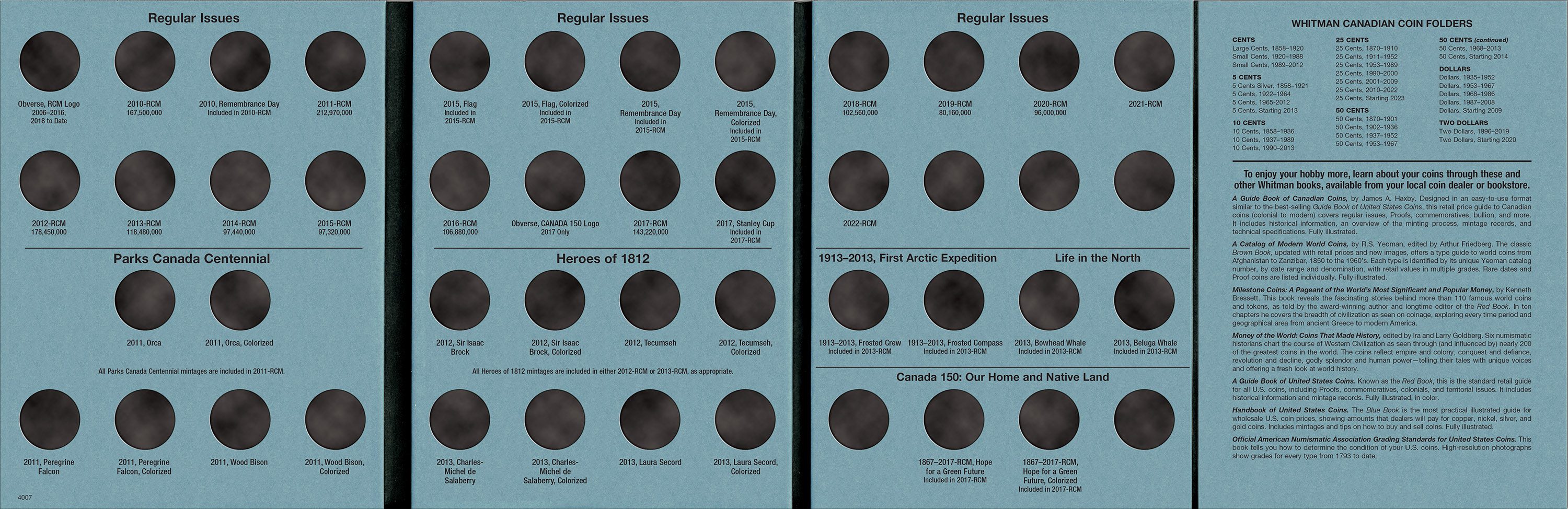 Official Whitman® Coin Folder 7-Volume Set – Canadian Quarters Complete Collection: 1870 to Date - Image 9