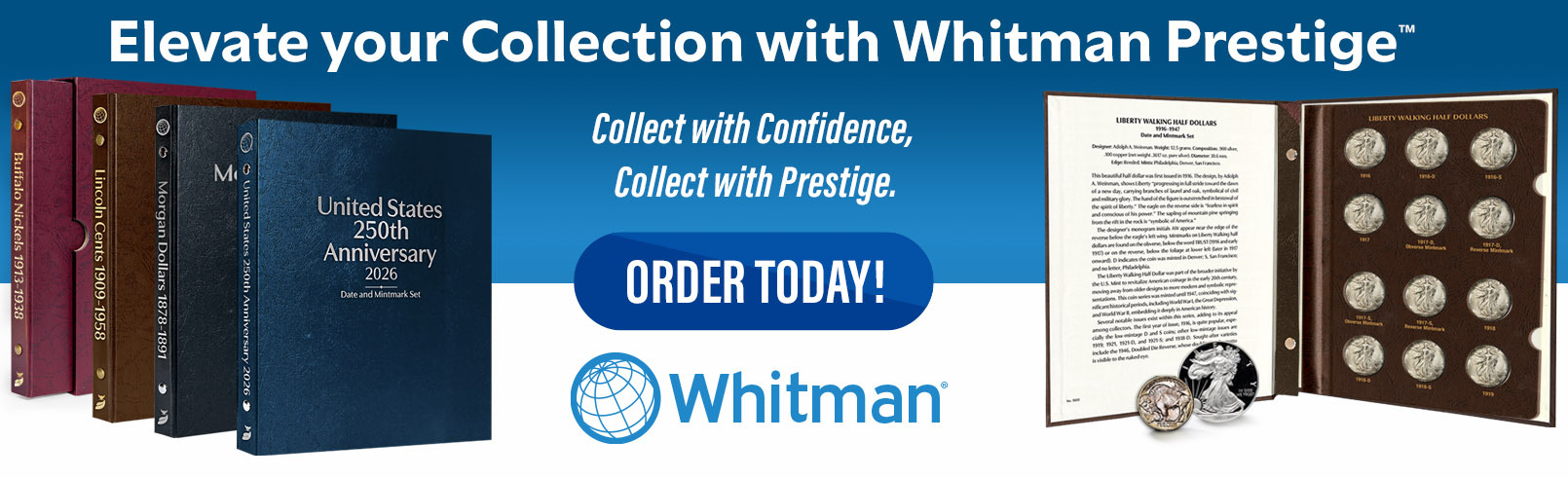 Prestige products on display.