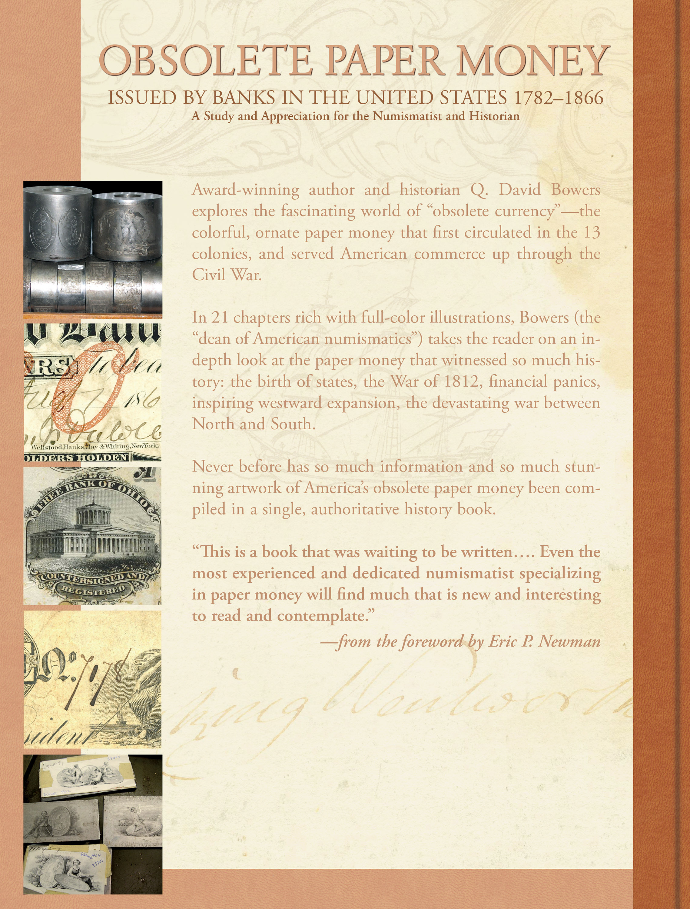 Obsolete Paper Money Issued by Banks in the United States, 1782-1866 – A Study and Appreciation for the Numismatist and Historian