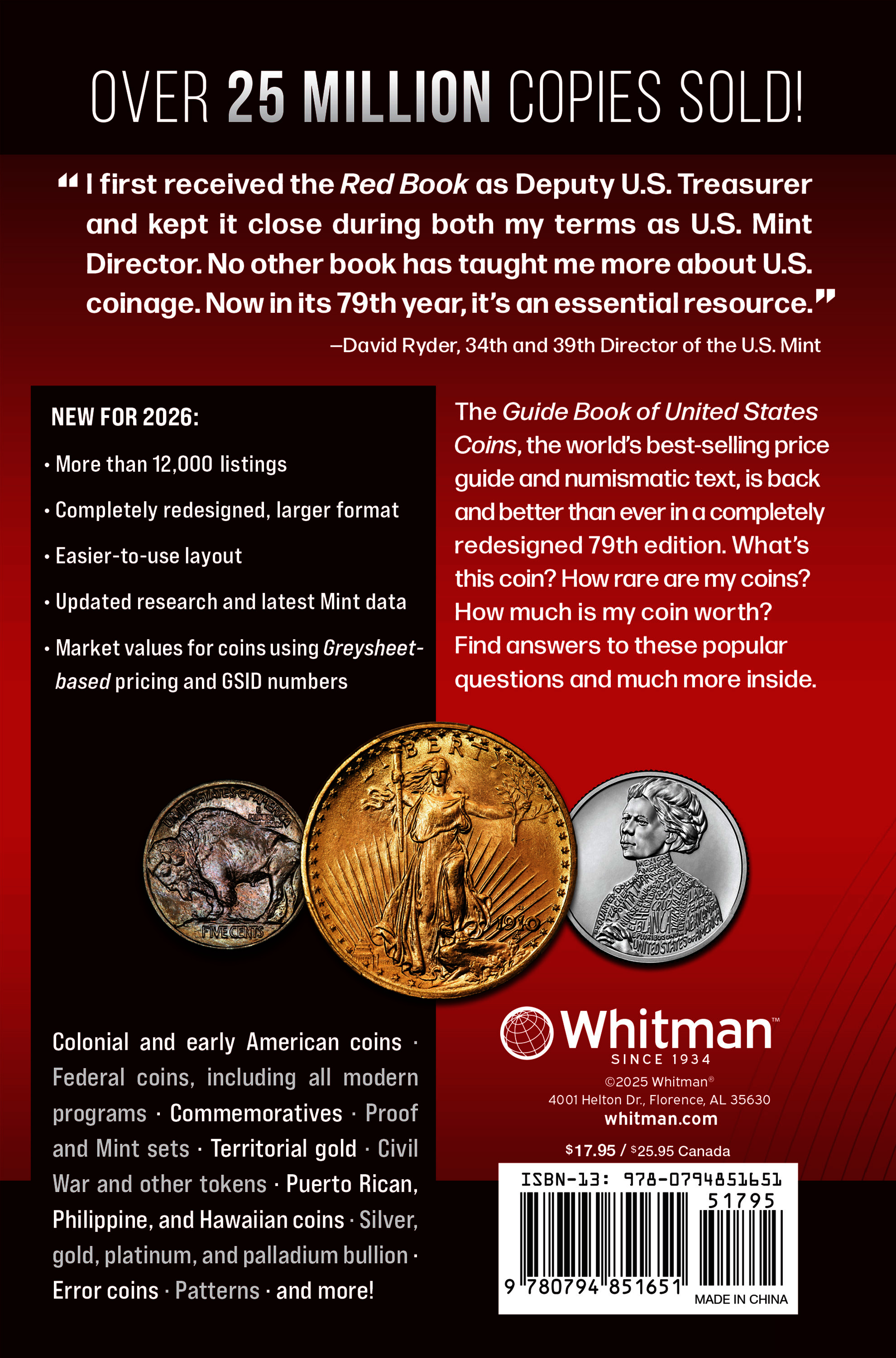 The Official Red Book®: A Guide Book of United States Coins, 2026