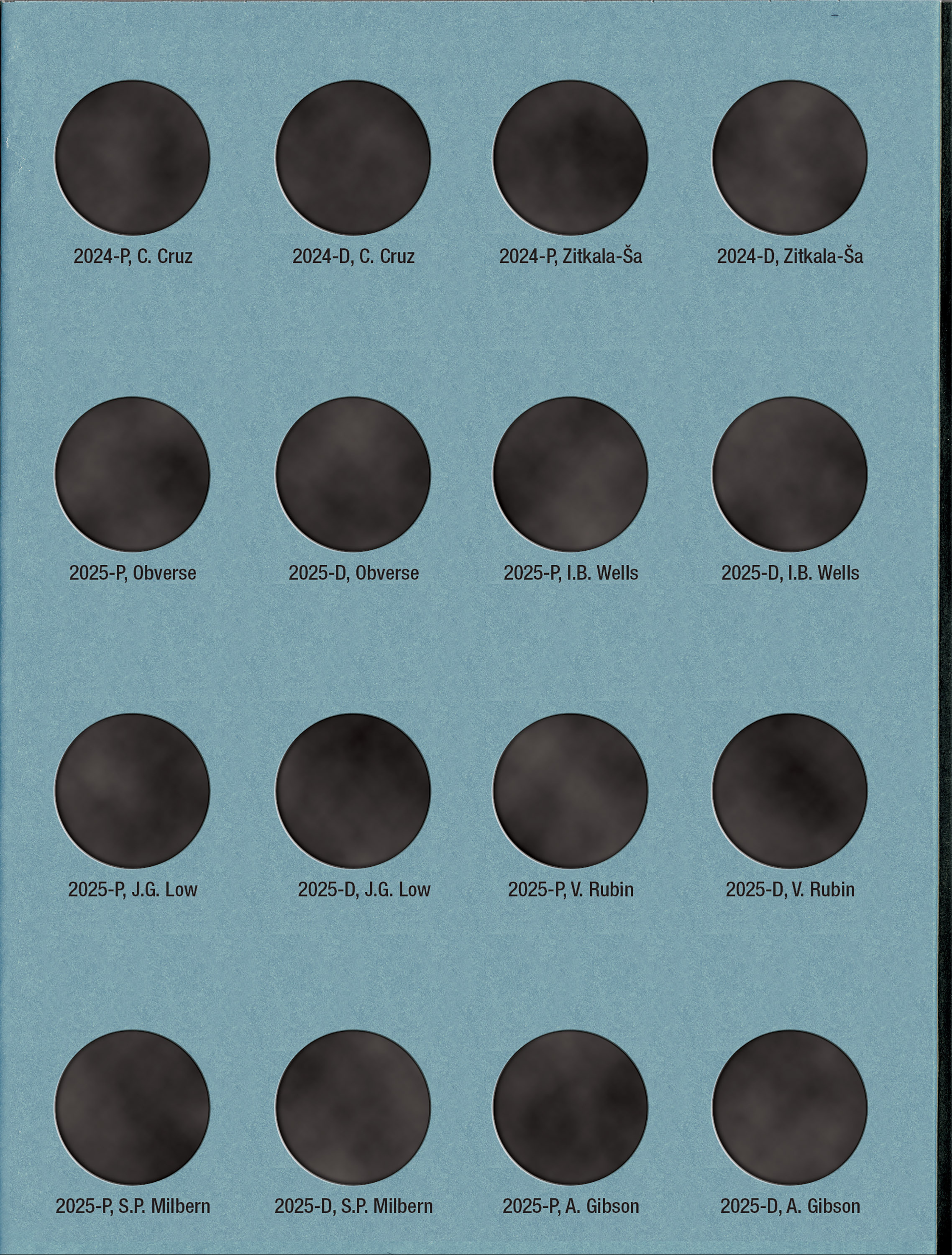 Official Whitman® Coin Folder – American Women Quarters: 2022-2025 (P & D Mints)
