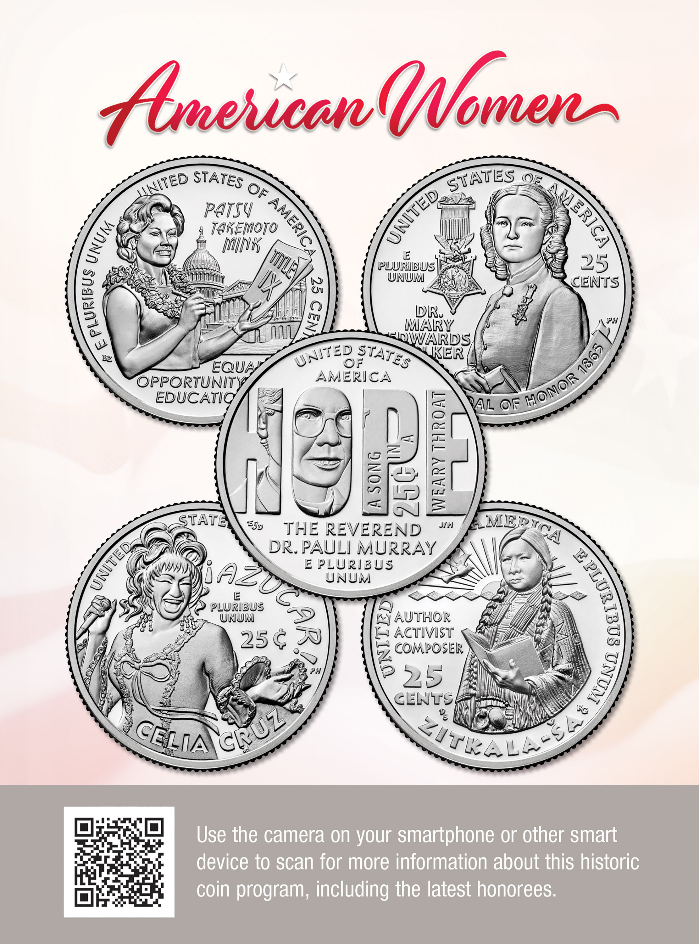 Official Whitman® Coin Folder – American Women Quarters: 2022-2025 (Single Mint)