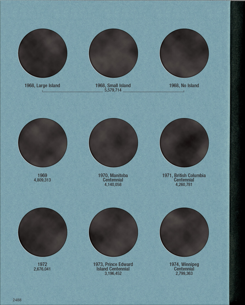 Official Whitman® Coin Folder – Canada Dollars Collection #3: 1968-1986
