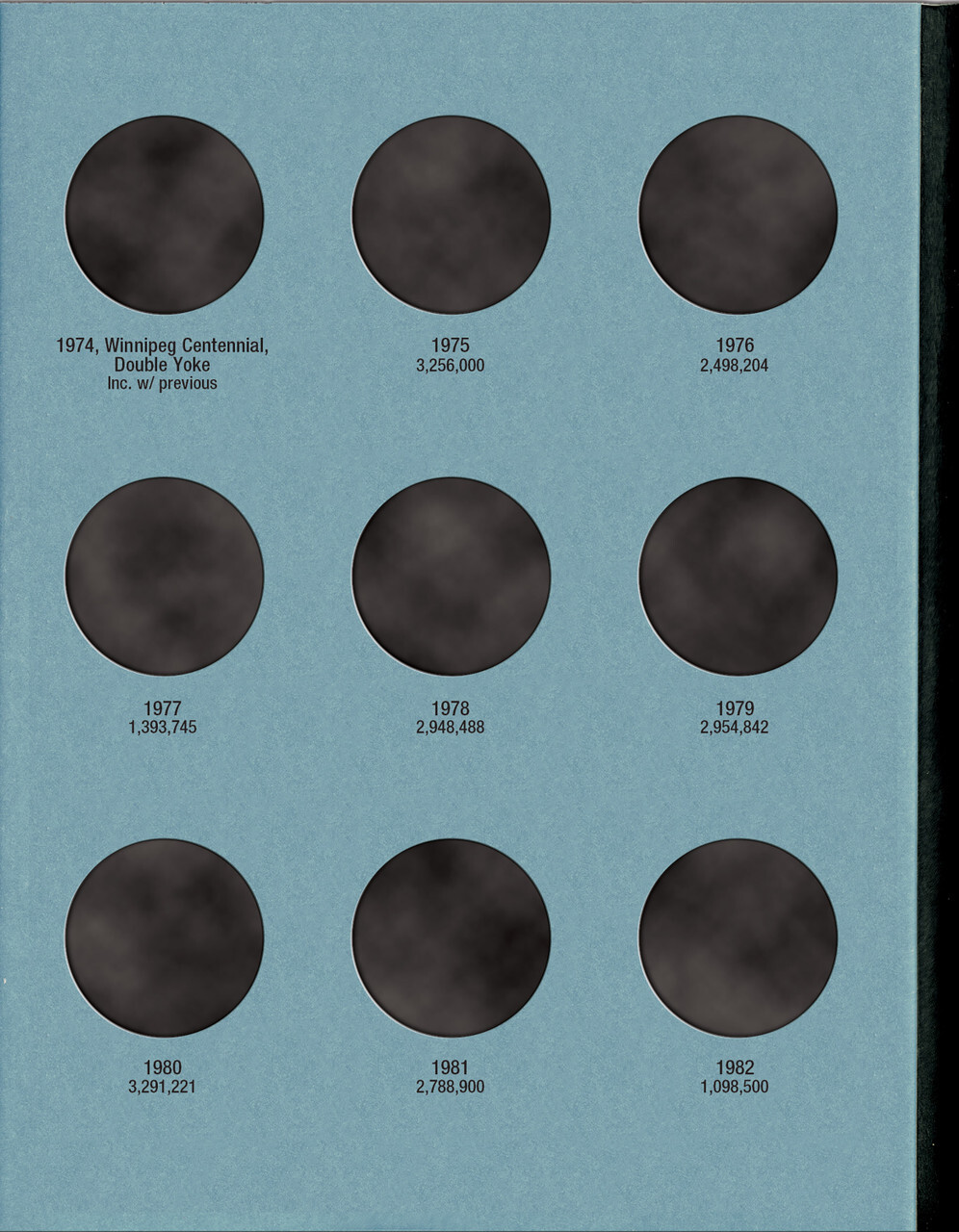 Official Whitman® Coin Folder – Canada Dollars Collection #3: 1968-1986