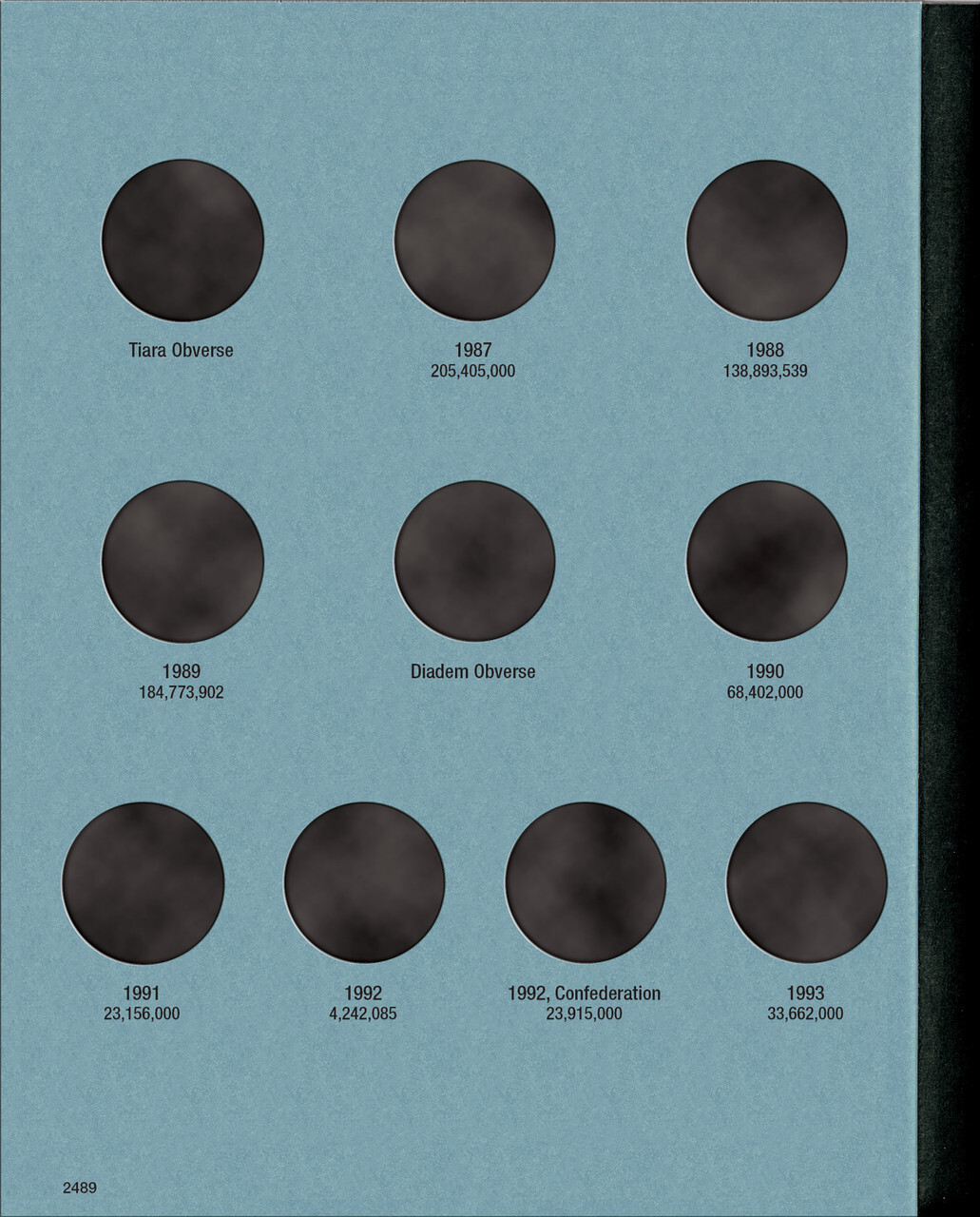 Official Whitman® Coin Folder – Canada Dollars Collection #4: 1987-2008