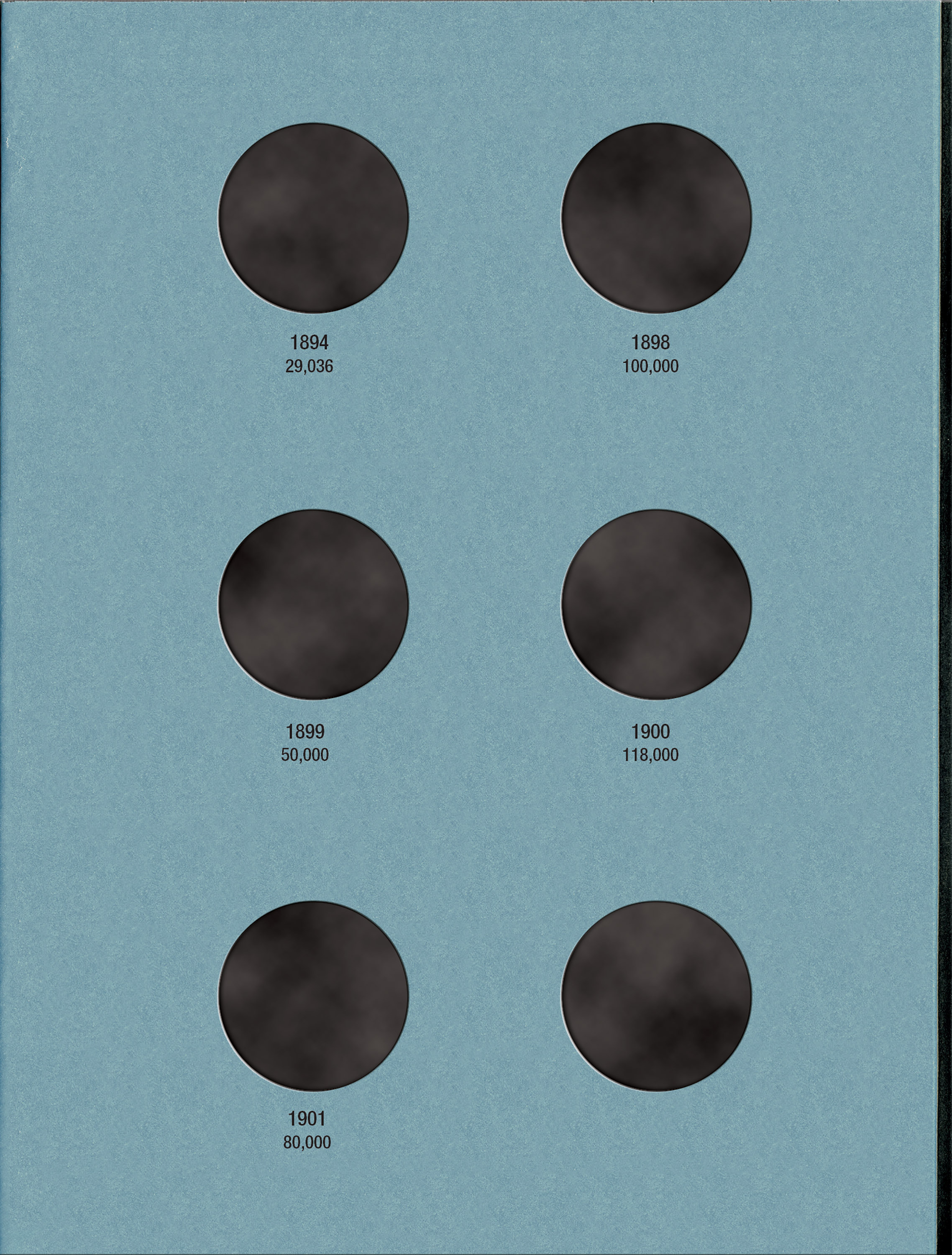 Official Whitman® Coin Folder – Canada Half Dollars (50 Cents) Collection #1: 1870-1901