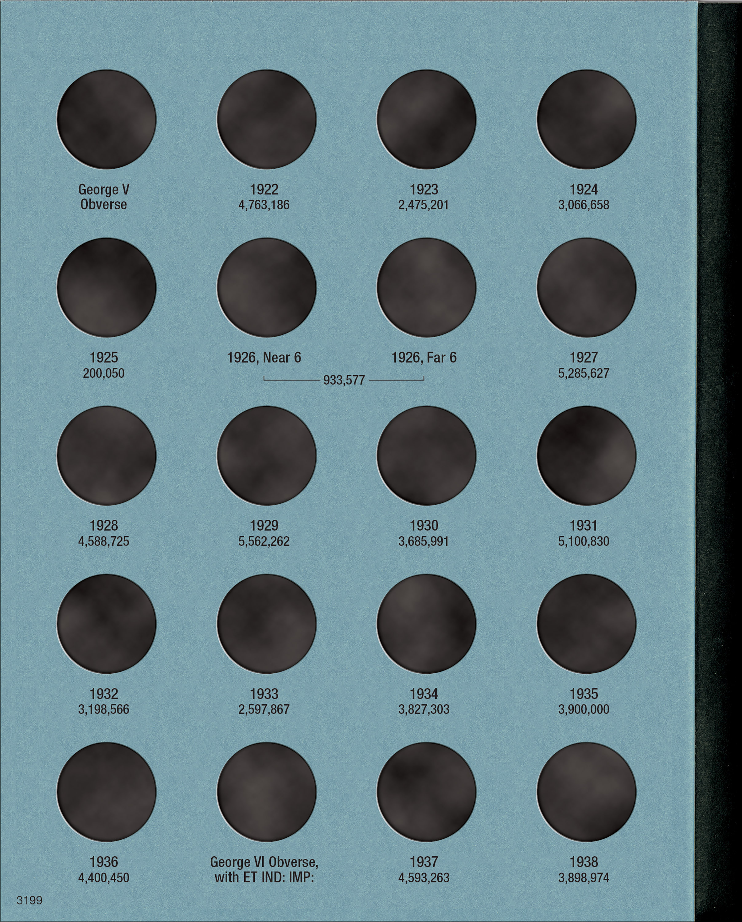 Official Whitman® Coin Folder – Canada Nickels (5 Cents) Collection #1: 1922-1964