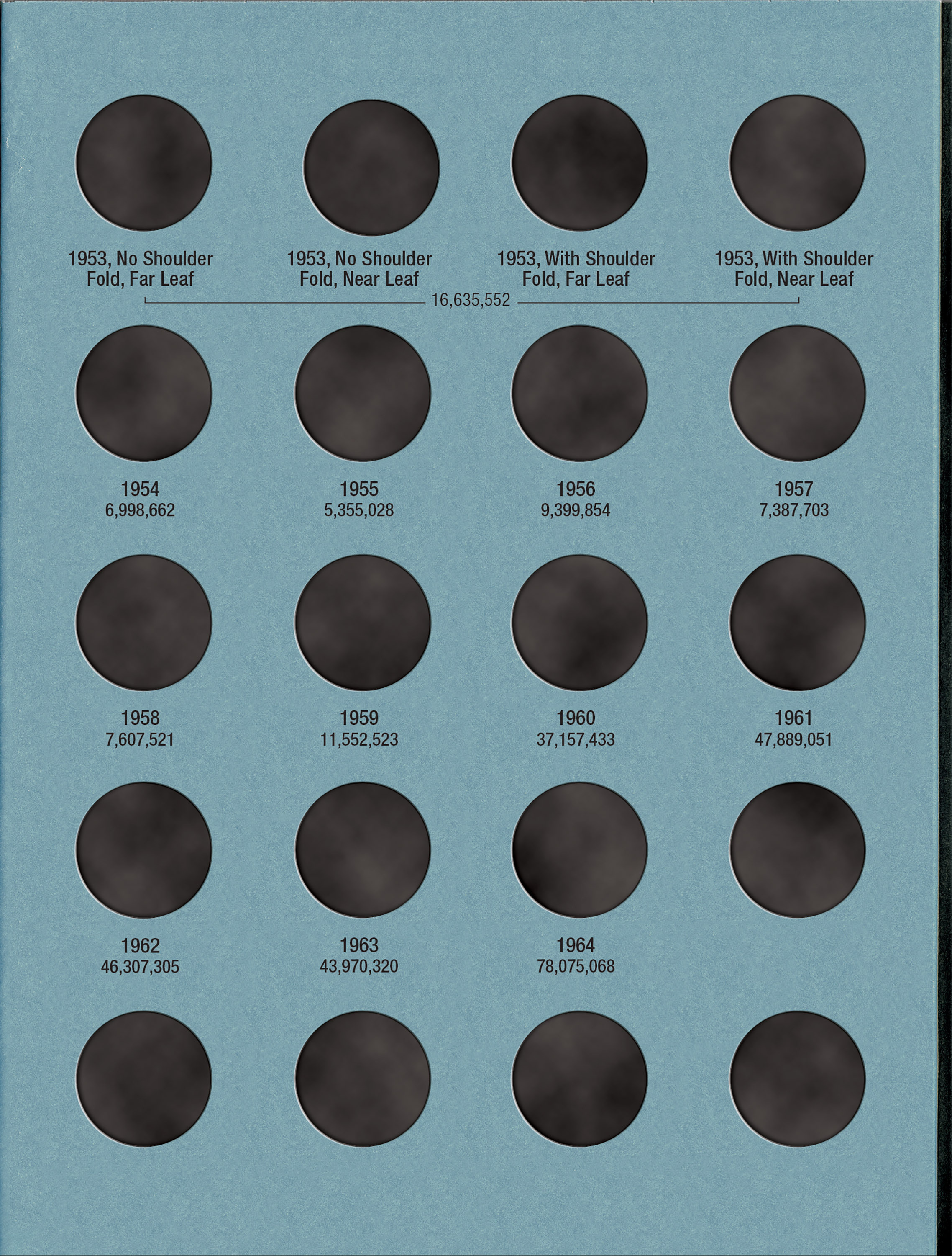 Official Whitman® Coin Folder – Canada Nickels (5 Cents) Collection #1: 1922-1964